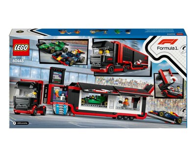 Foto 9 | LEGO City: Camión de F1 con Coches de F1 RB20 y AMR24