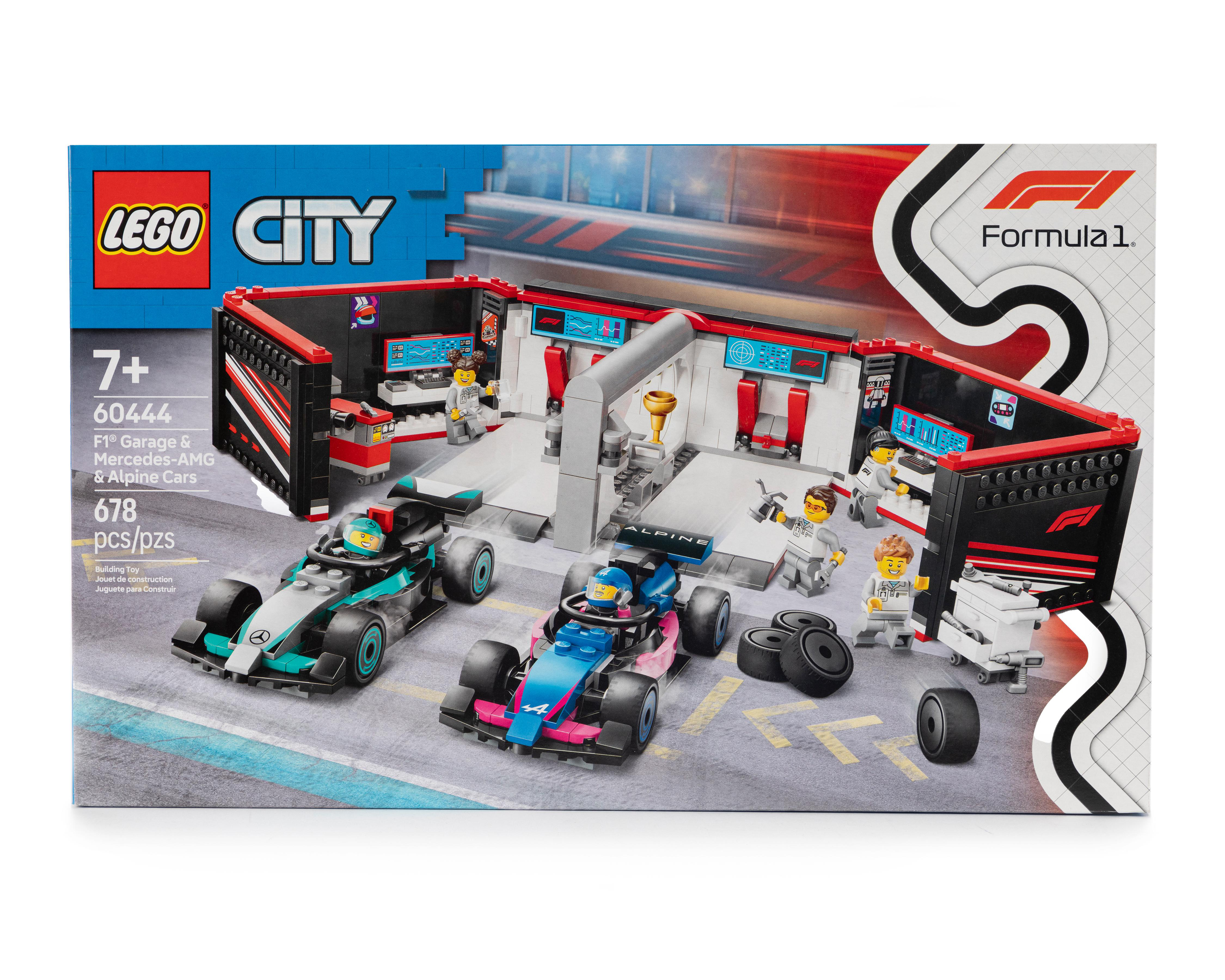 Foto 2 pulgar | LEGO City: Garaje de F1 con Coches Mercedes-AMG y Alpine