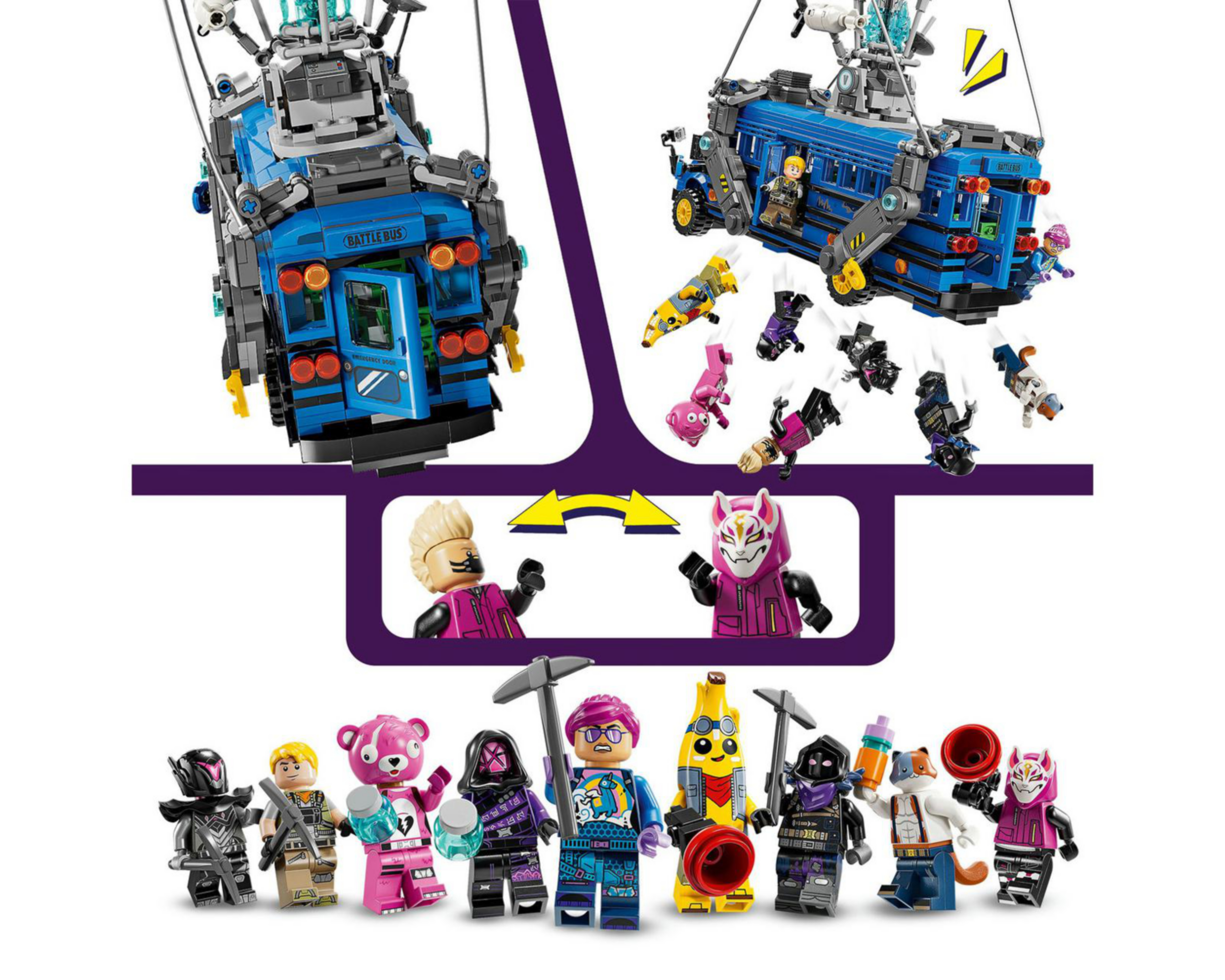 Foto 9 pulgar | LEGO Fortnite: Autobús de Batalla