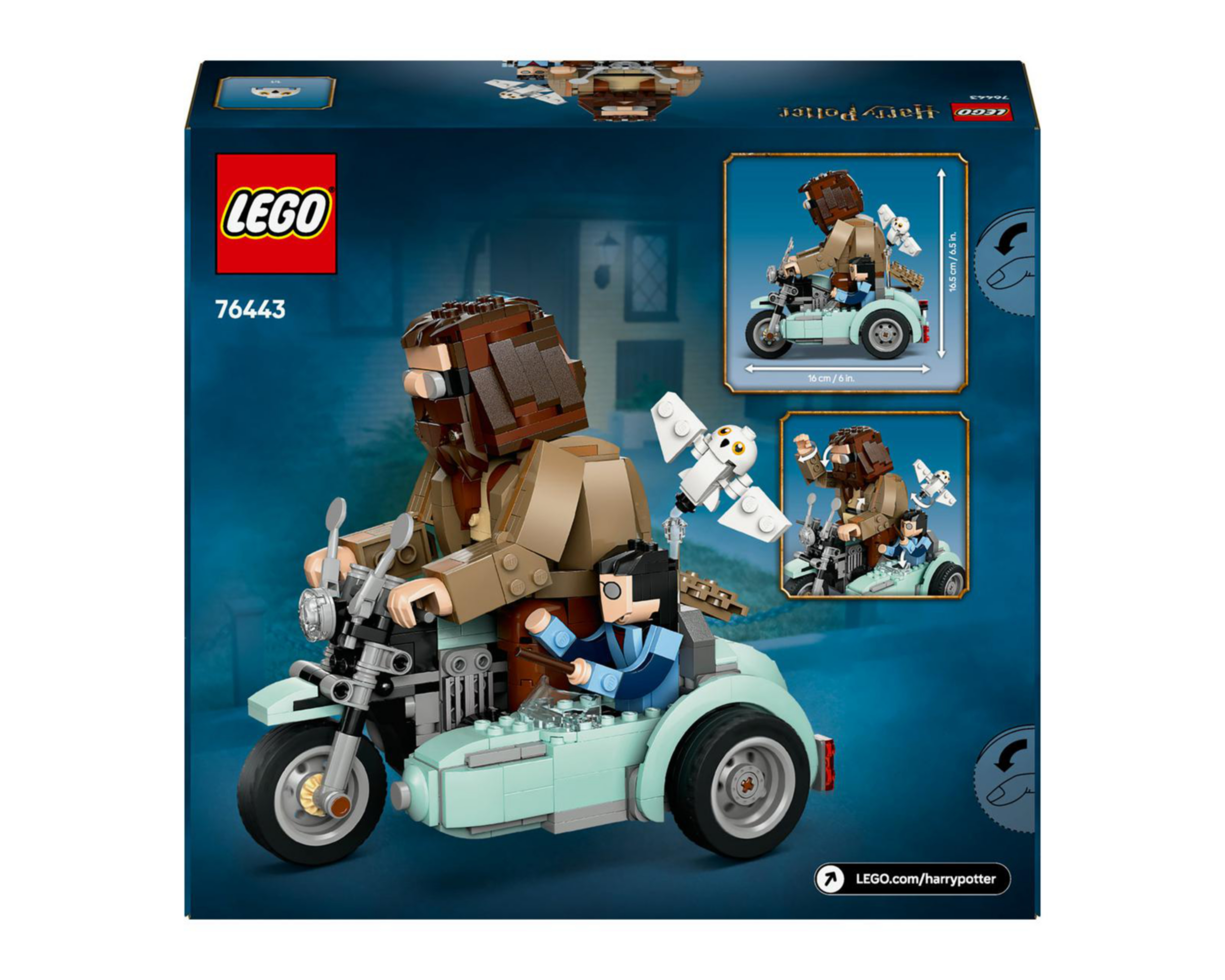 Foto 9 | LEGO Harry Potter: Viaje en Moto de Hagrid y Harry