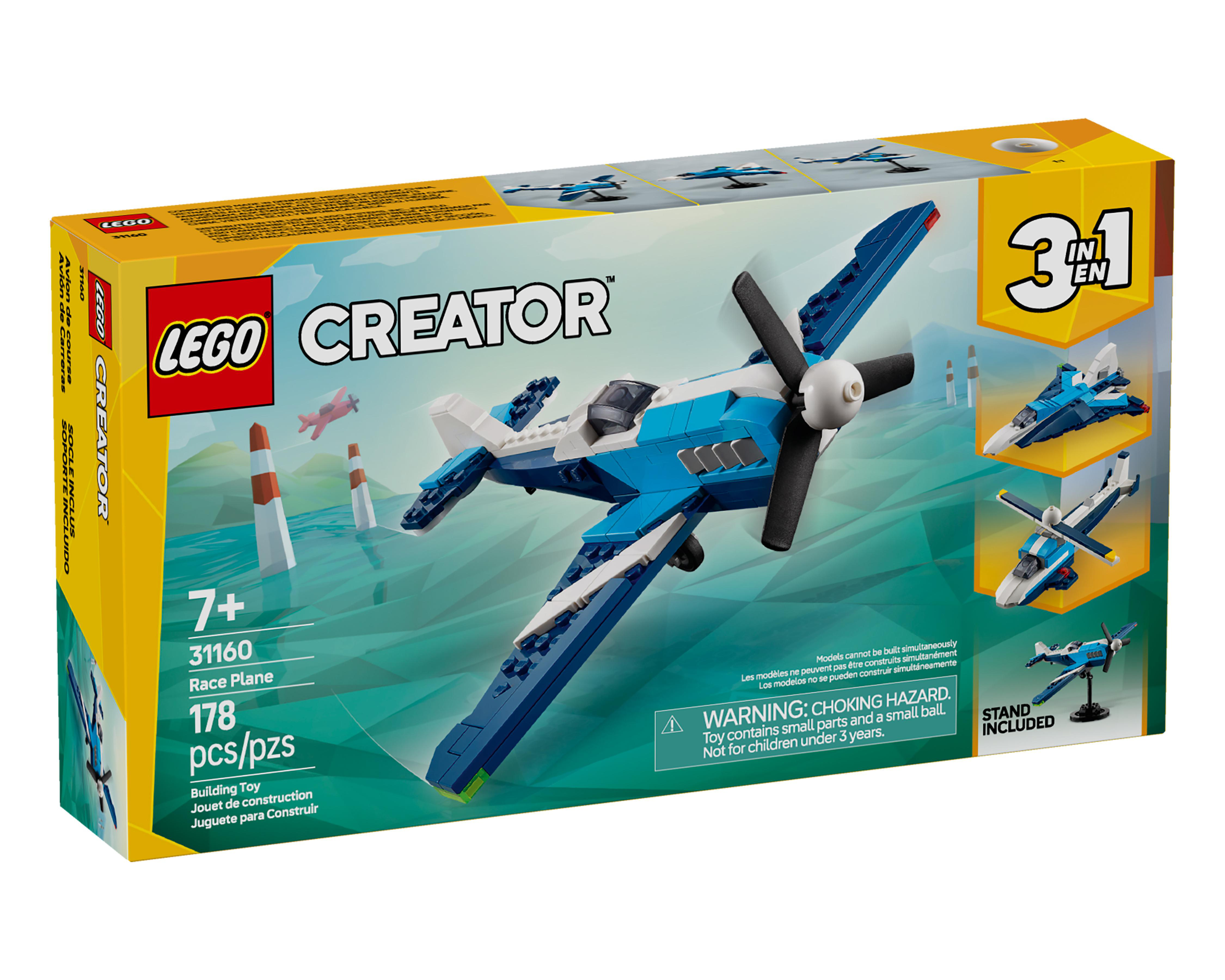 Foto 5 pulgar | LEGO Creator Aeronave: Avión de Carreras