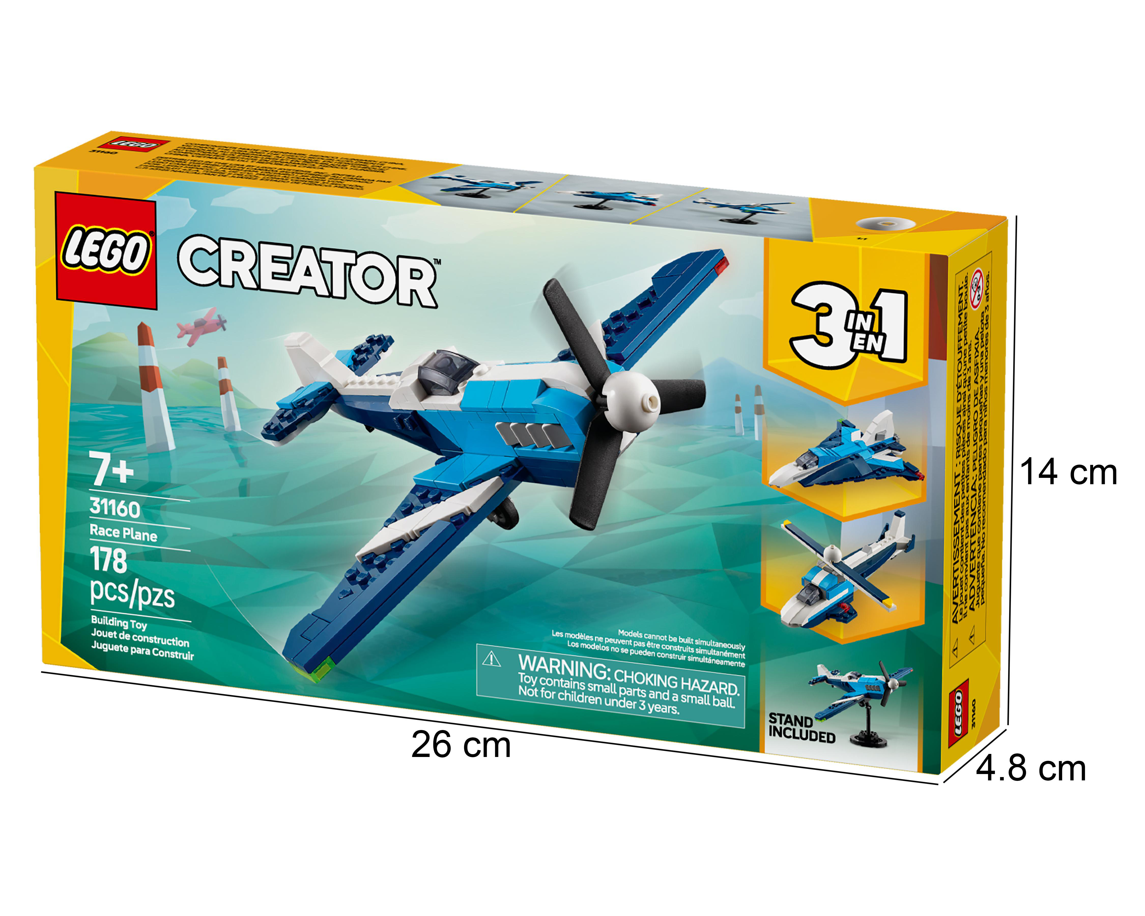 Foto 6 pulgar | LEGO Creator Aeronave: Avión de Carreras