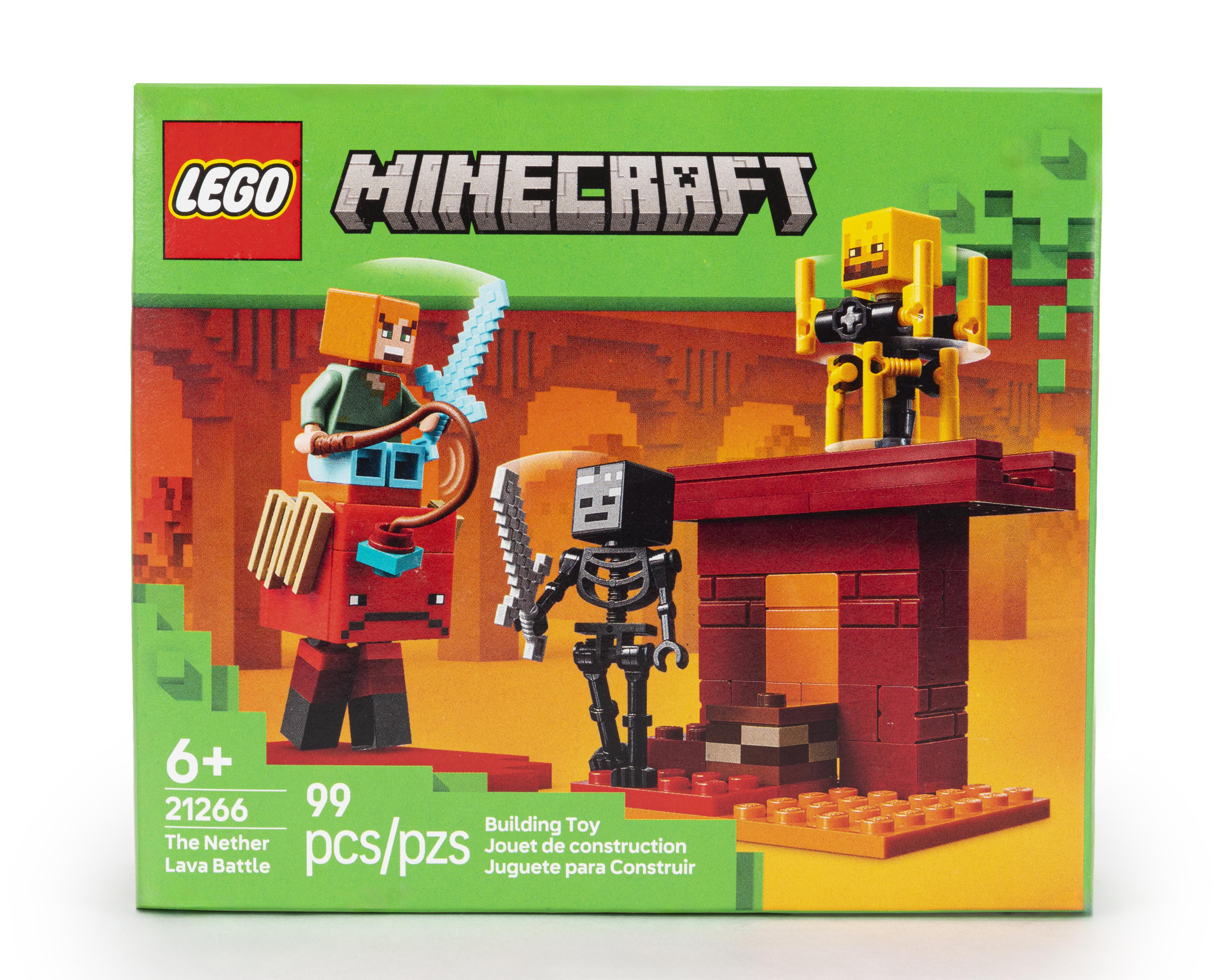 Foto 1 | LEGO Minecraft: La Batalla de Lava del Inframundo