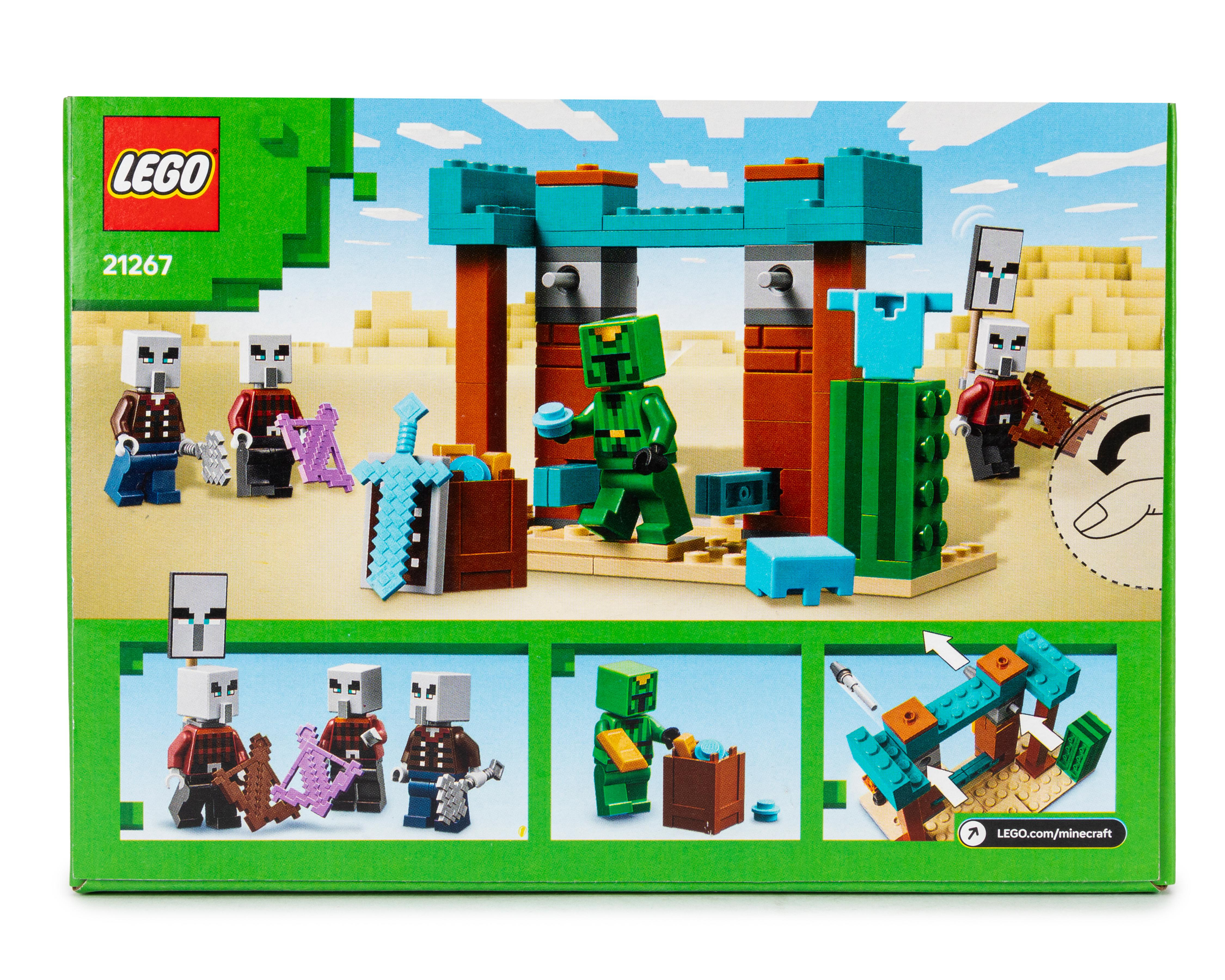 Foto 2 | LEGO Minecraft: La Patrulla del Desierto de los Maldeanos