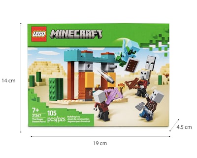 Foto 3 | LEGO Minecraft: La Patrulla del Desierto de los Maldeanos