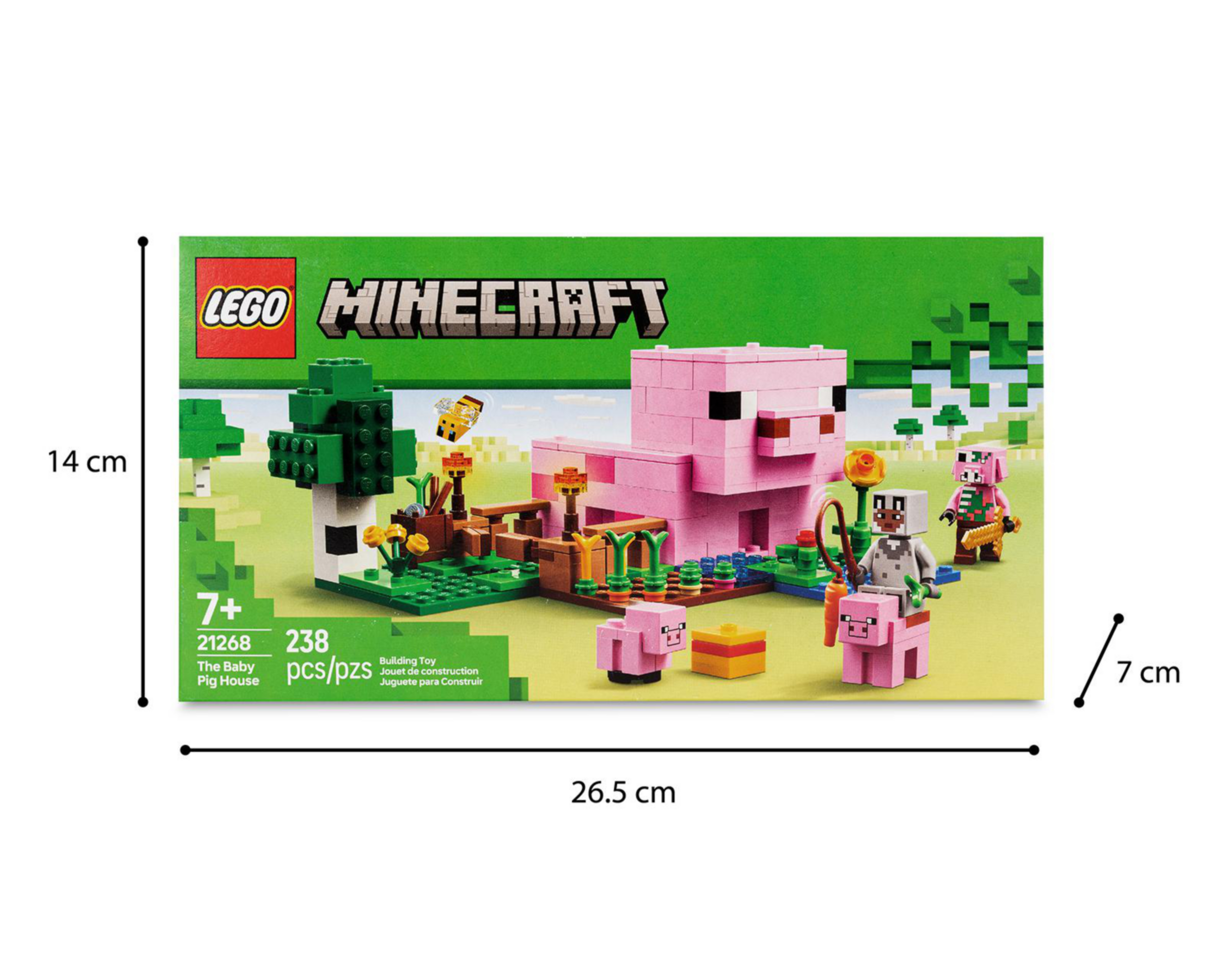 Foto 11 pulgar | LEGO Minecraft: La Casa-Cerdo Bebé
