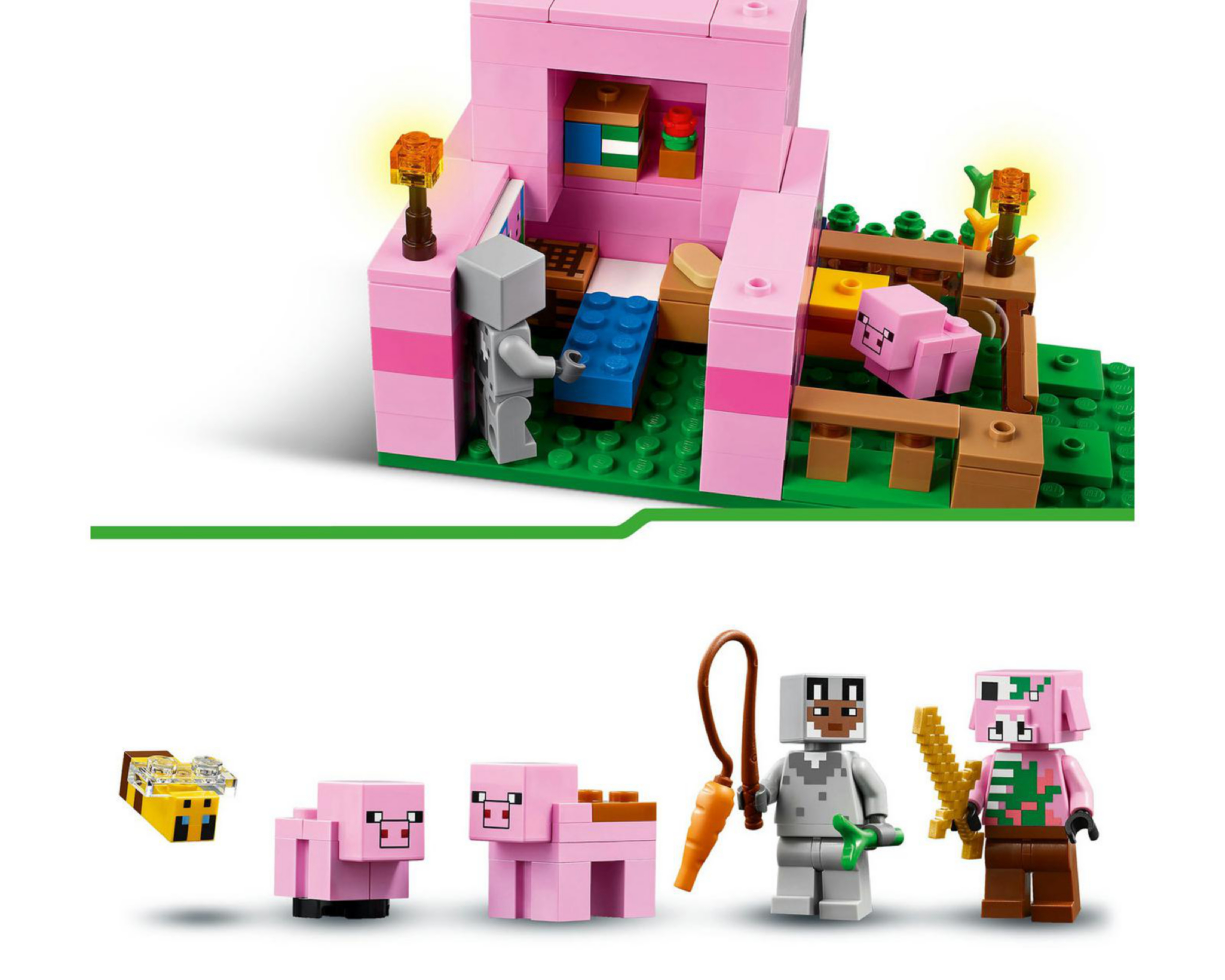 Foto 8 | LEGO Minecraft: La Casa-Cerdo Bebé
