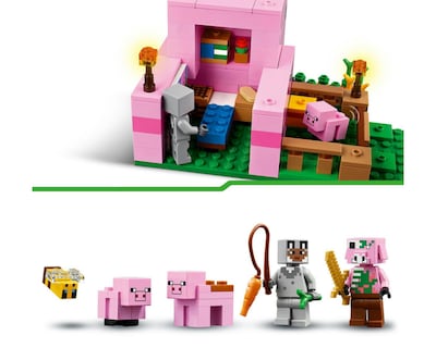 Foto 8 | LEGO Minecraft: La Casa-Cerdo Bebé