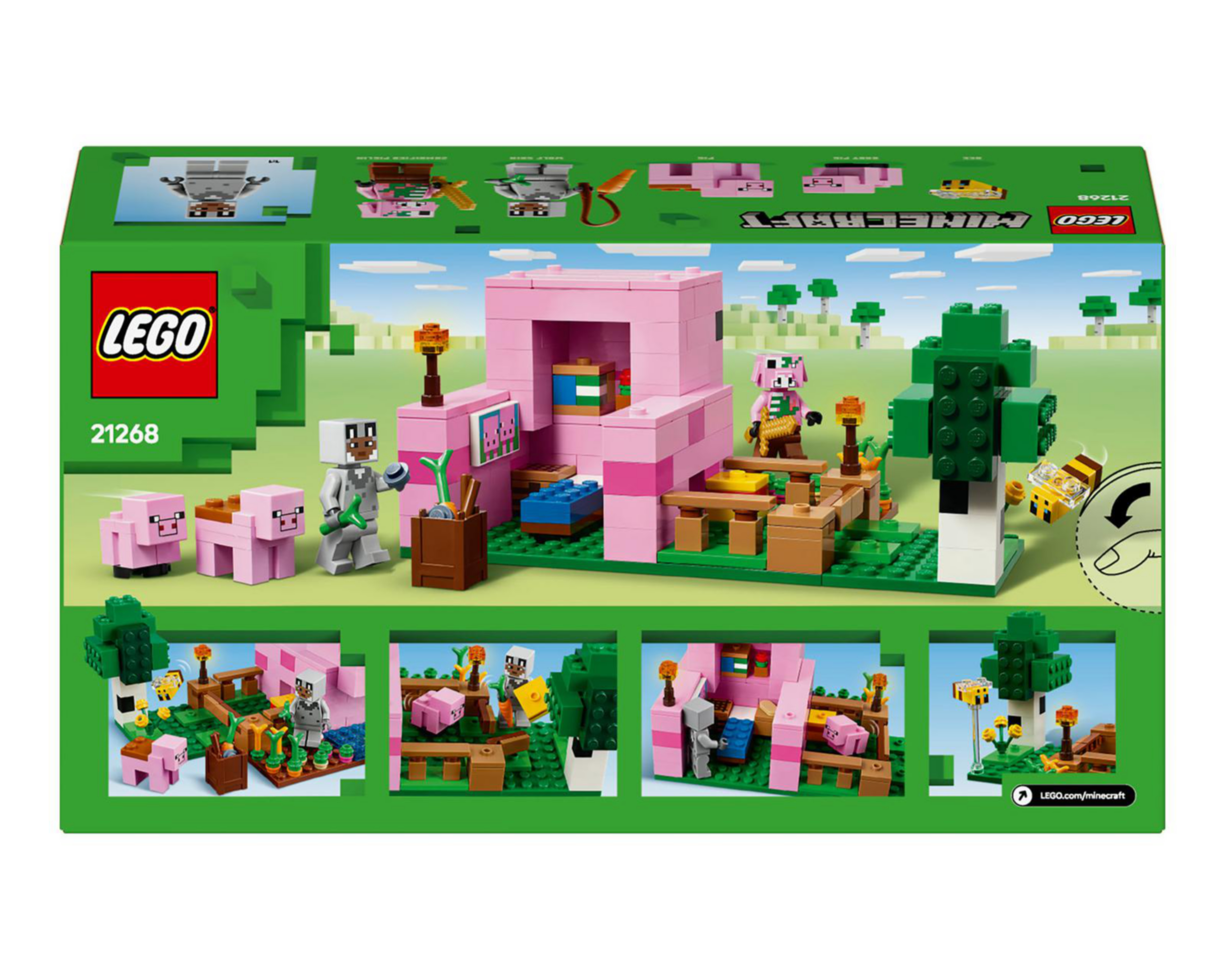 Foto 10 pulgar | LEGO Minecraft: La Casa-Cerdo Bebé