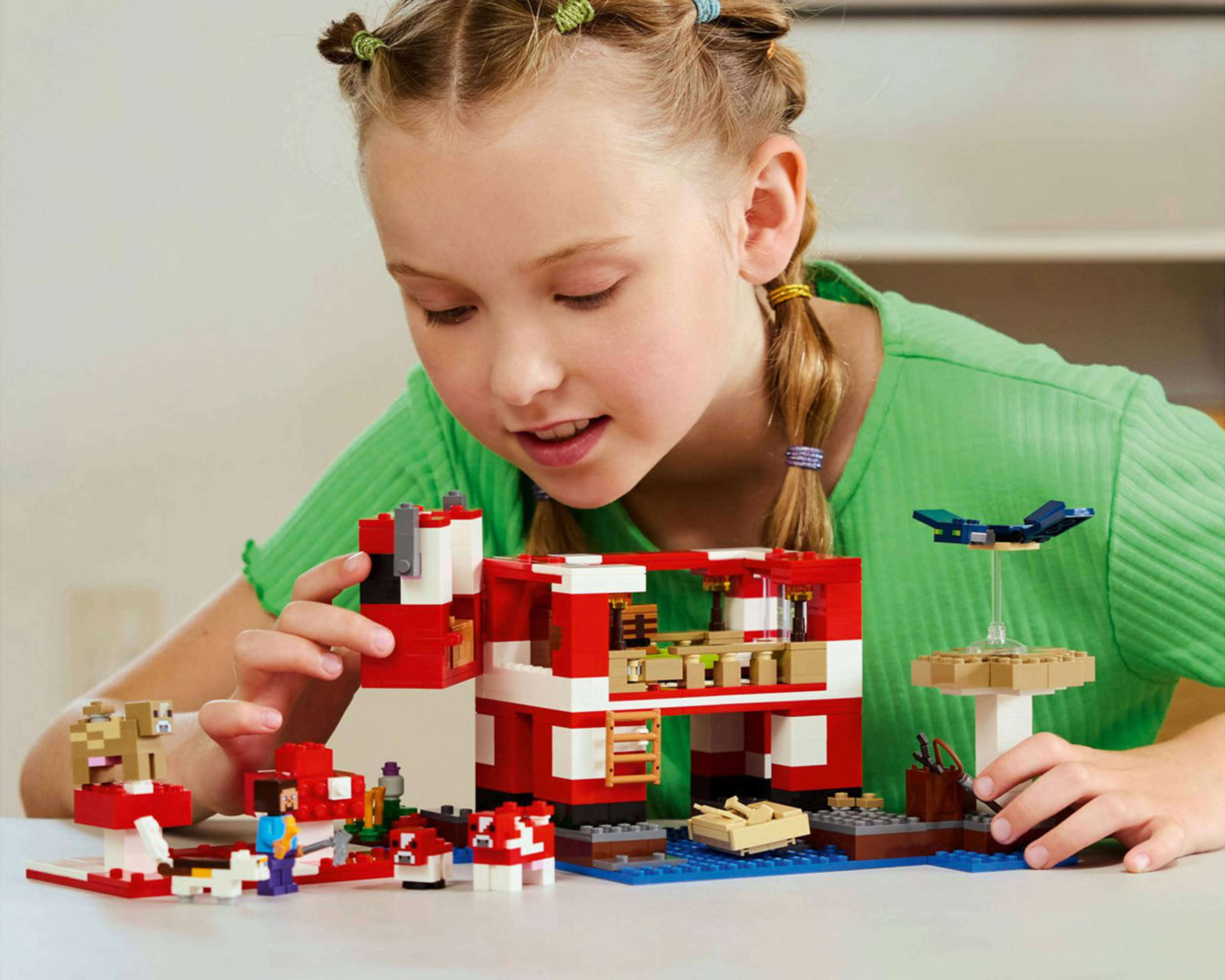 Foto 6 pulgar | LEGO Minecraft: La Casa Champiñón