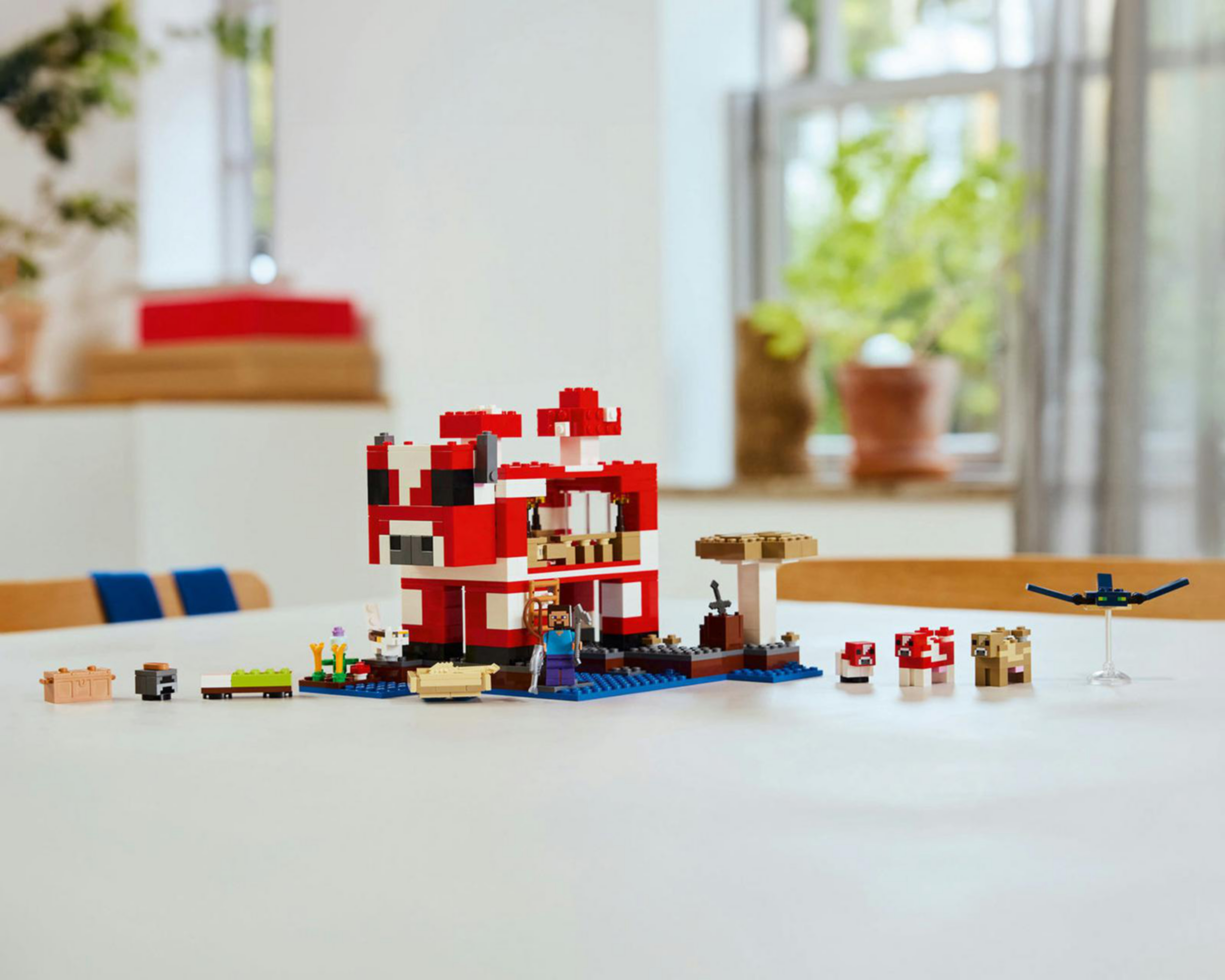 Foto 6 | LEGO Minecraft: La Casa Champiñón