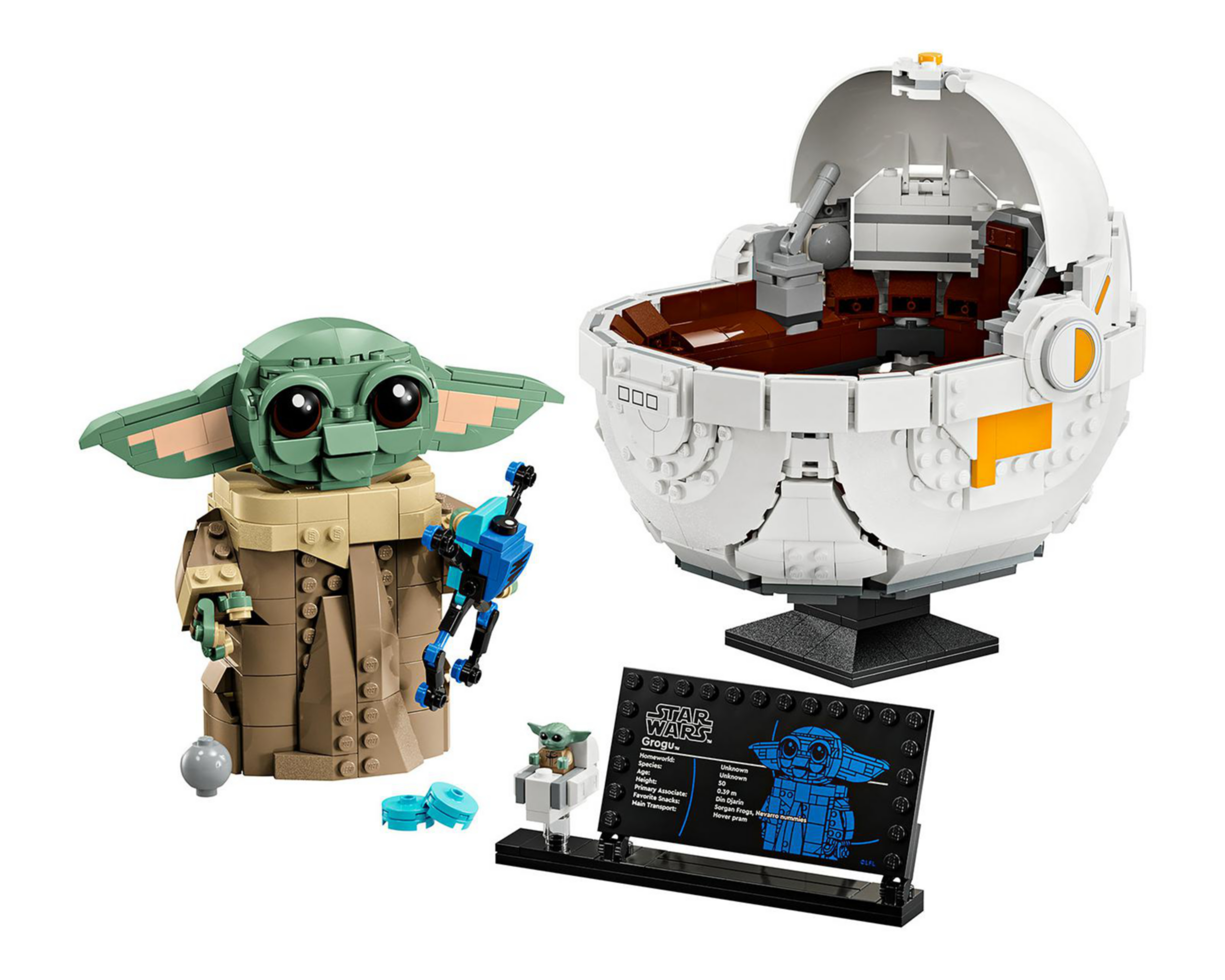 Foto 3 | LEGO Star Wars: Grogu con Aerocuna