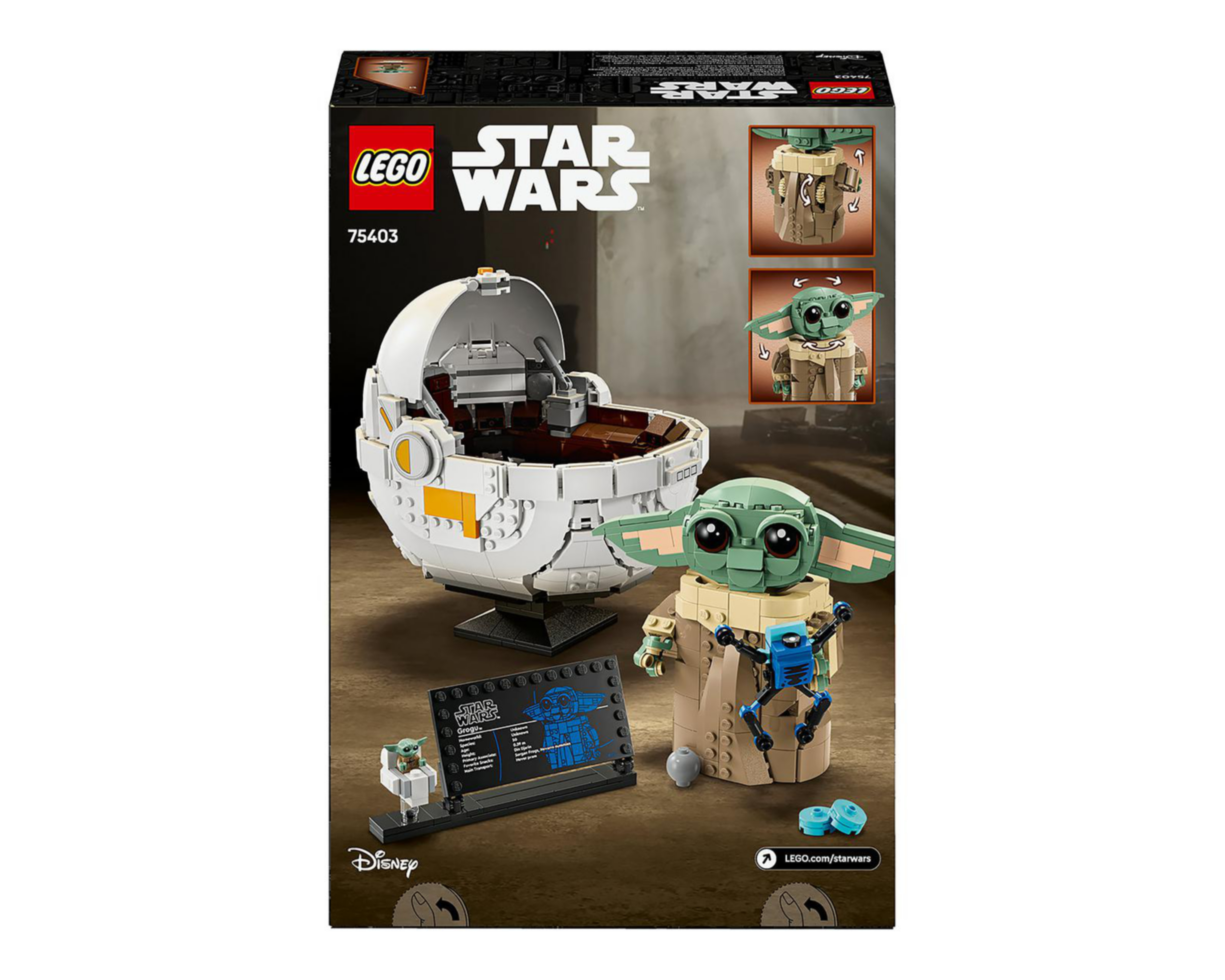 Foto 10 pulgar | LEGO Star Wars: Grogu con Aerocuna