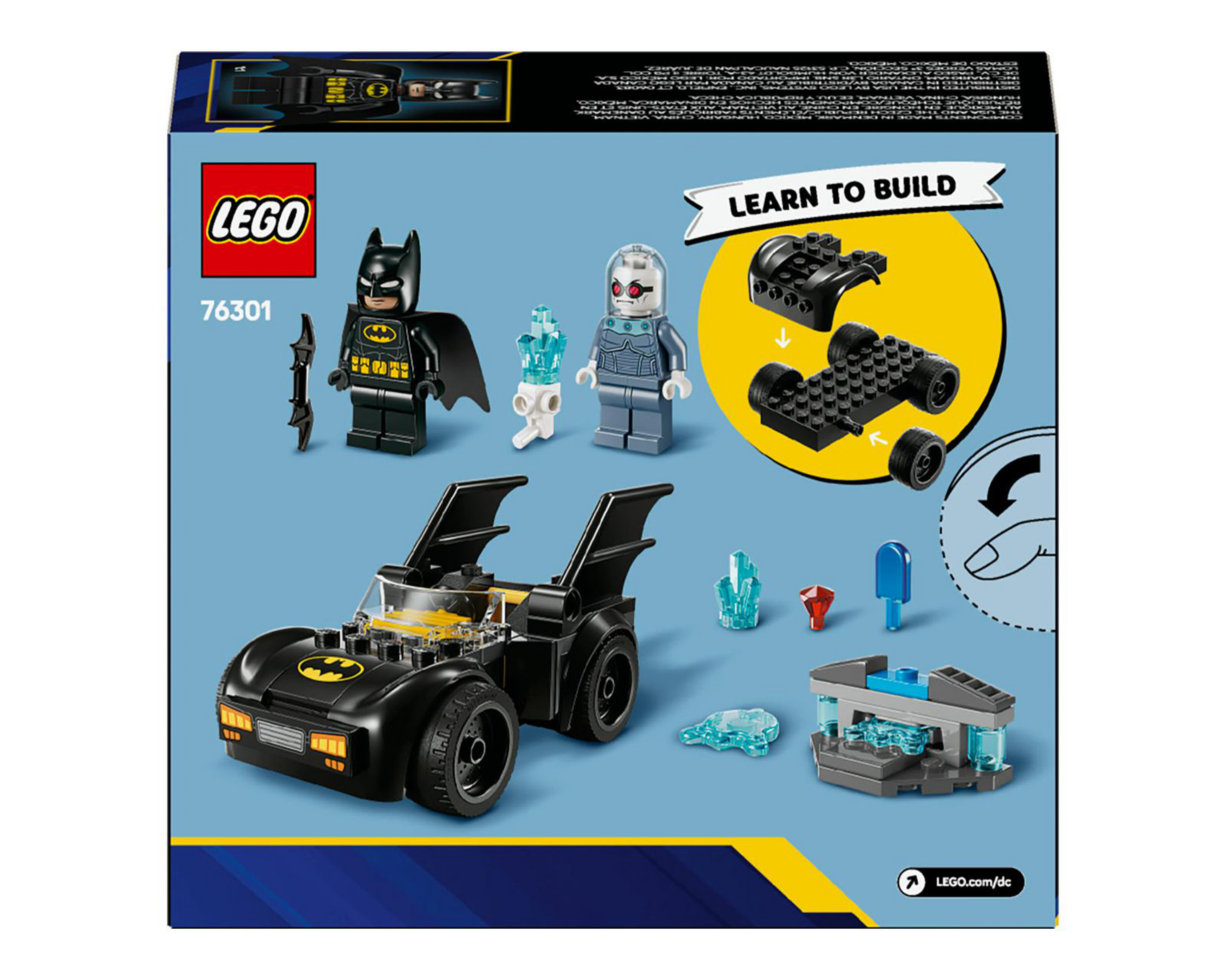 Foto 10 pulgar | LEGO DC: Batman y Batmóvil vs. Mr. Freeze