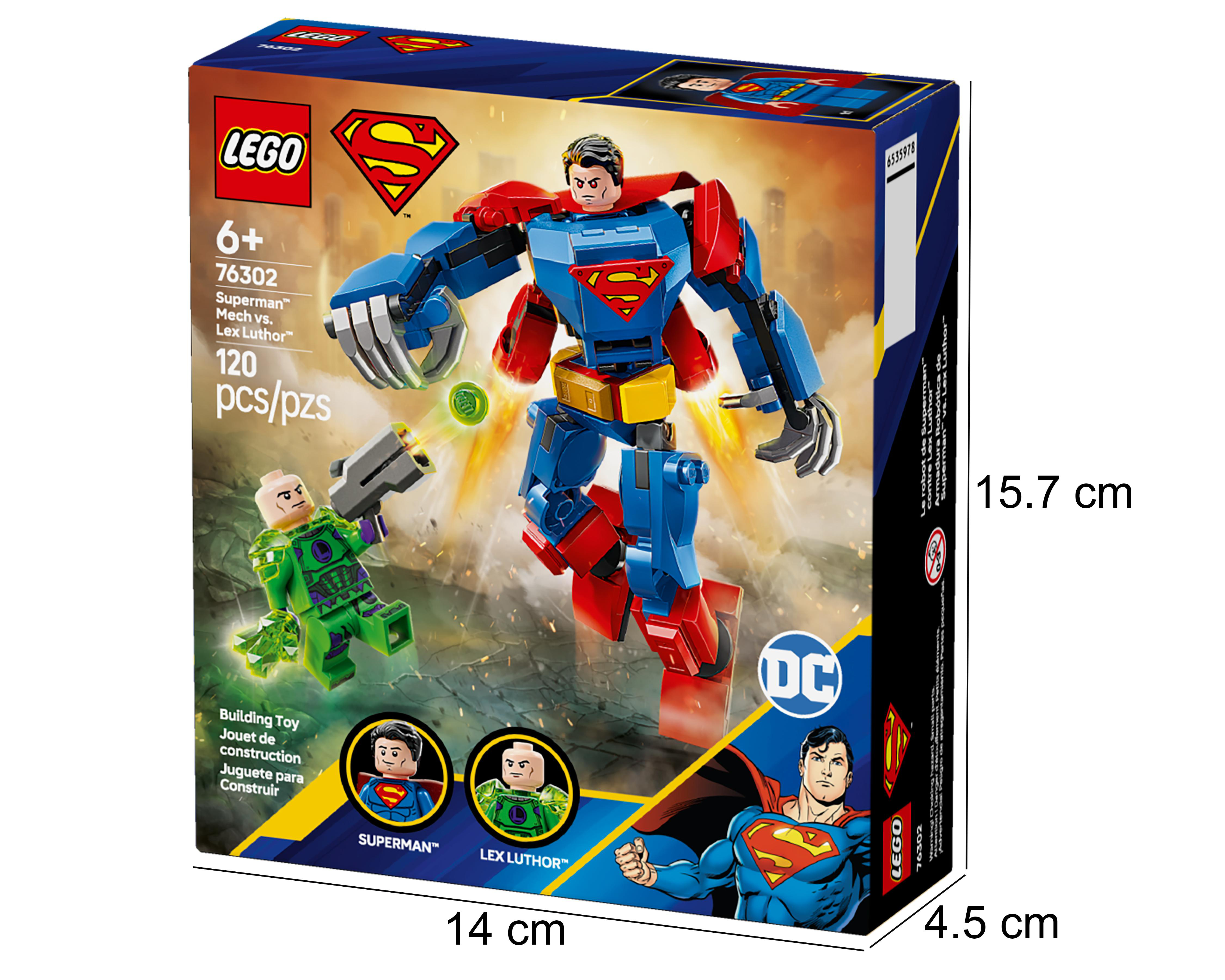 Foto 6 pulgar | LEGO DC: Armadura Robótica de Superman vs. Lex Luthor