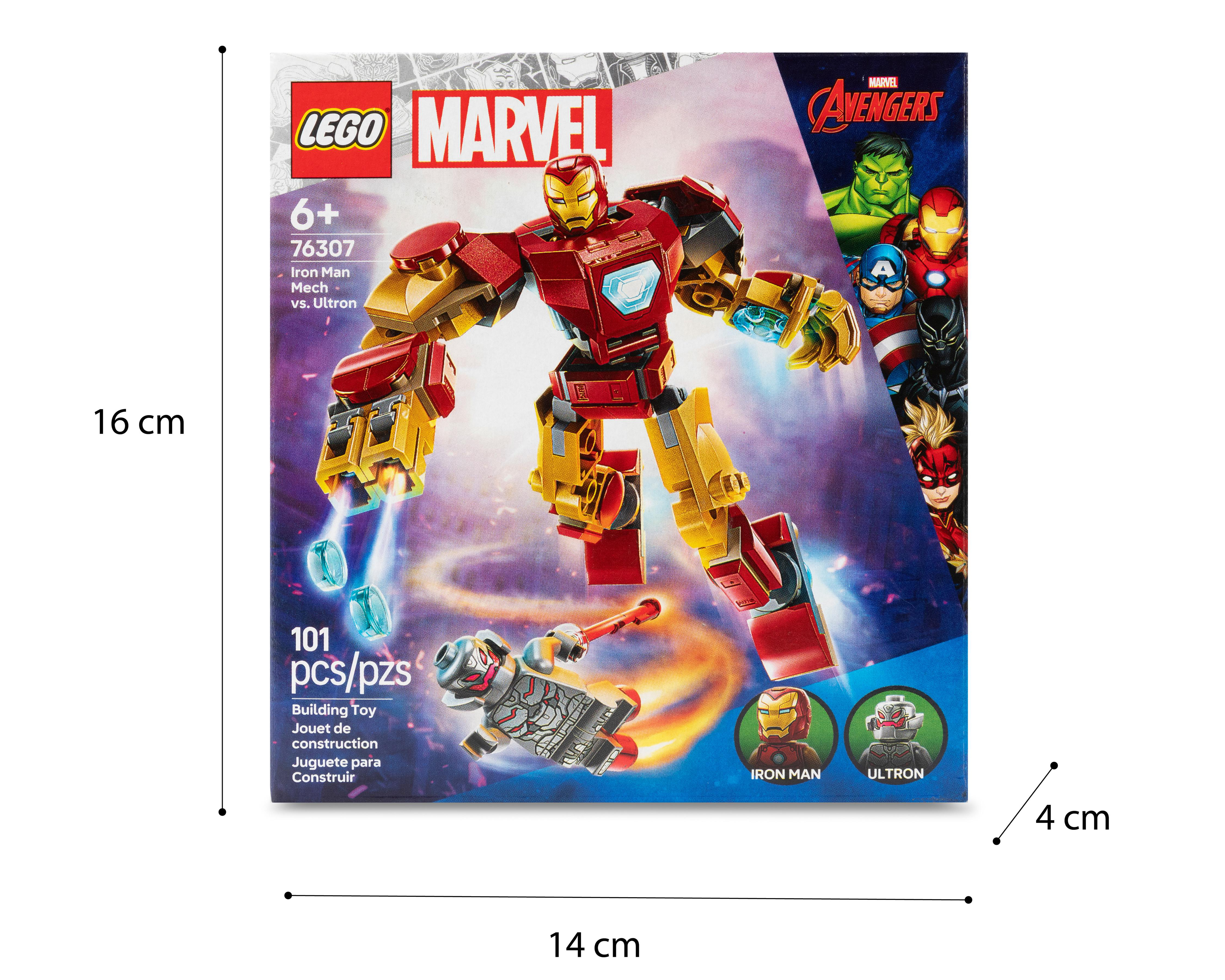Foto 5 pulgar | LEGO Marvel: Armadura Robótica de Iron Man vs. Ultrón