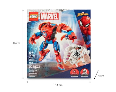 Foto 4 | LEGO Marvel: Armadura Robótica de Spider-Man vs. el Anti-Venom
