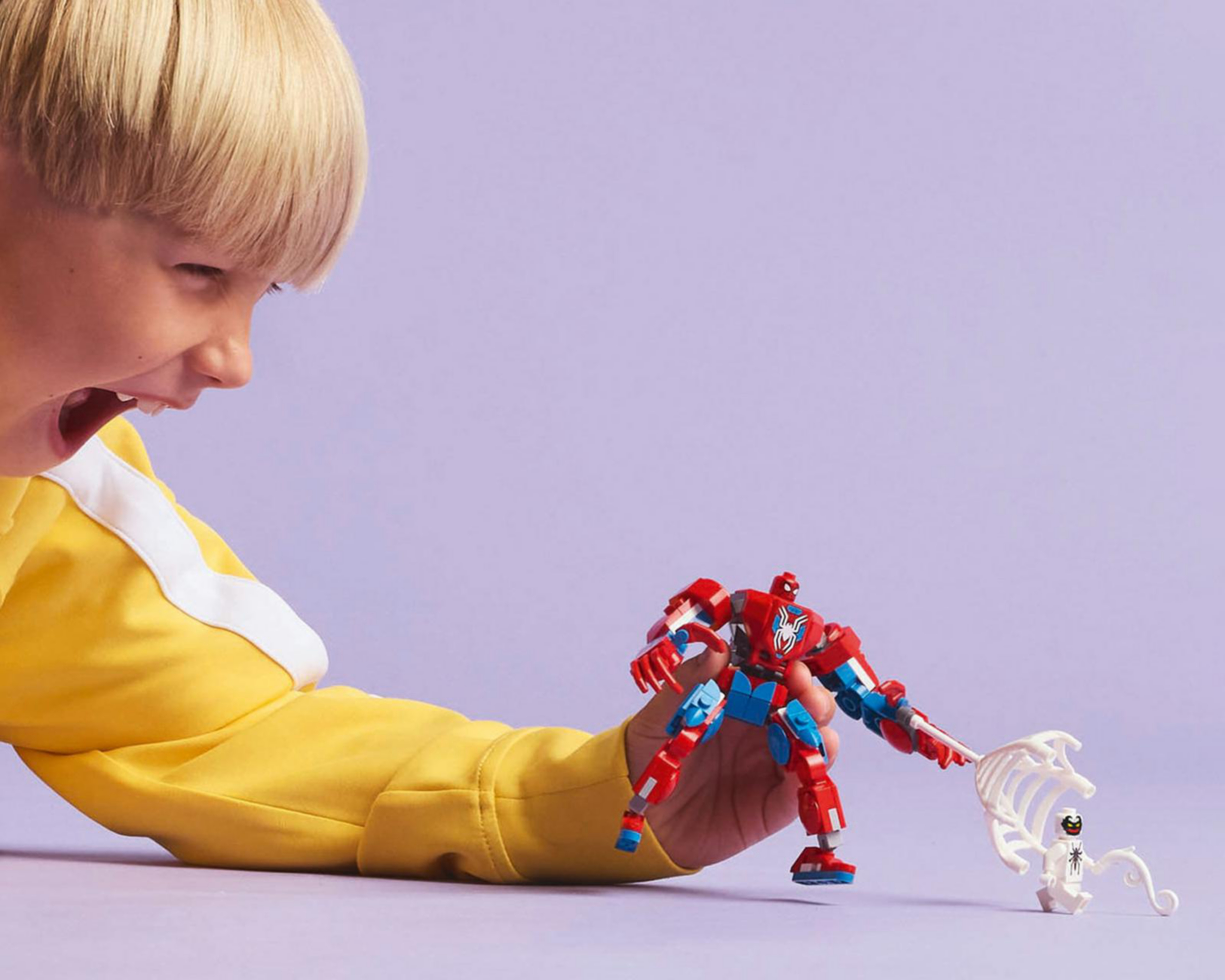 Foto 6 pulgar | LEGO Marvel: Armadura Robótica de Spider-Man vs. el Anti-Venom