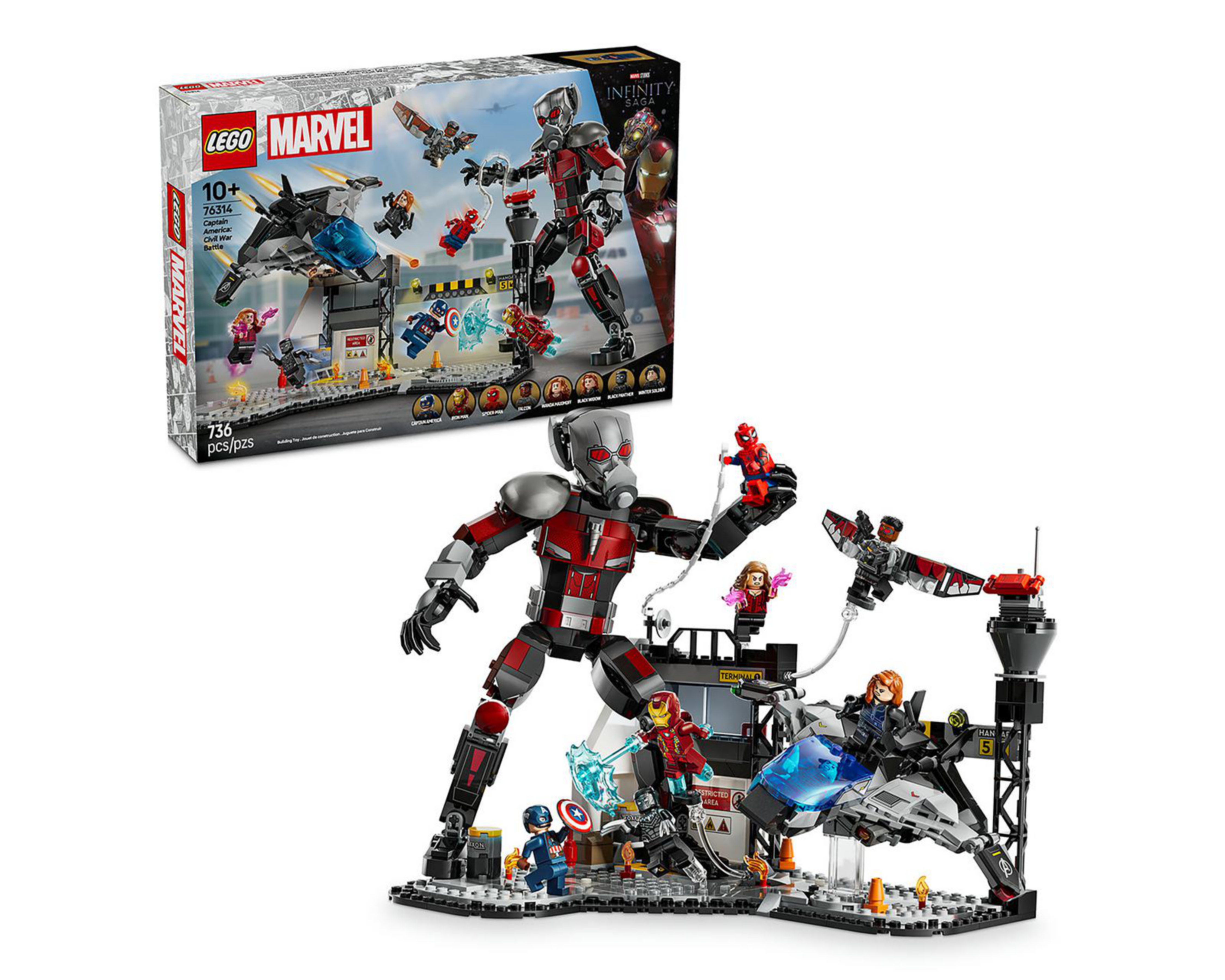 Foto 2 pulgar | LEGO Gran Batalla de Capitán América: Civil War