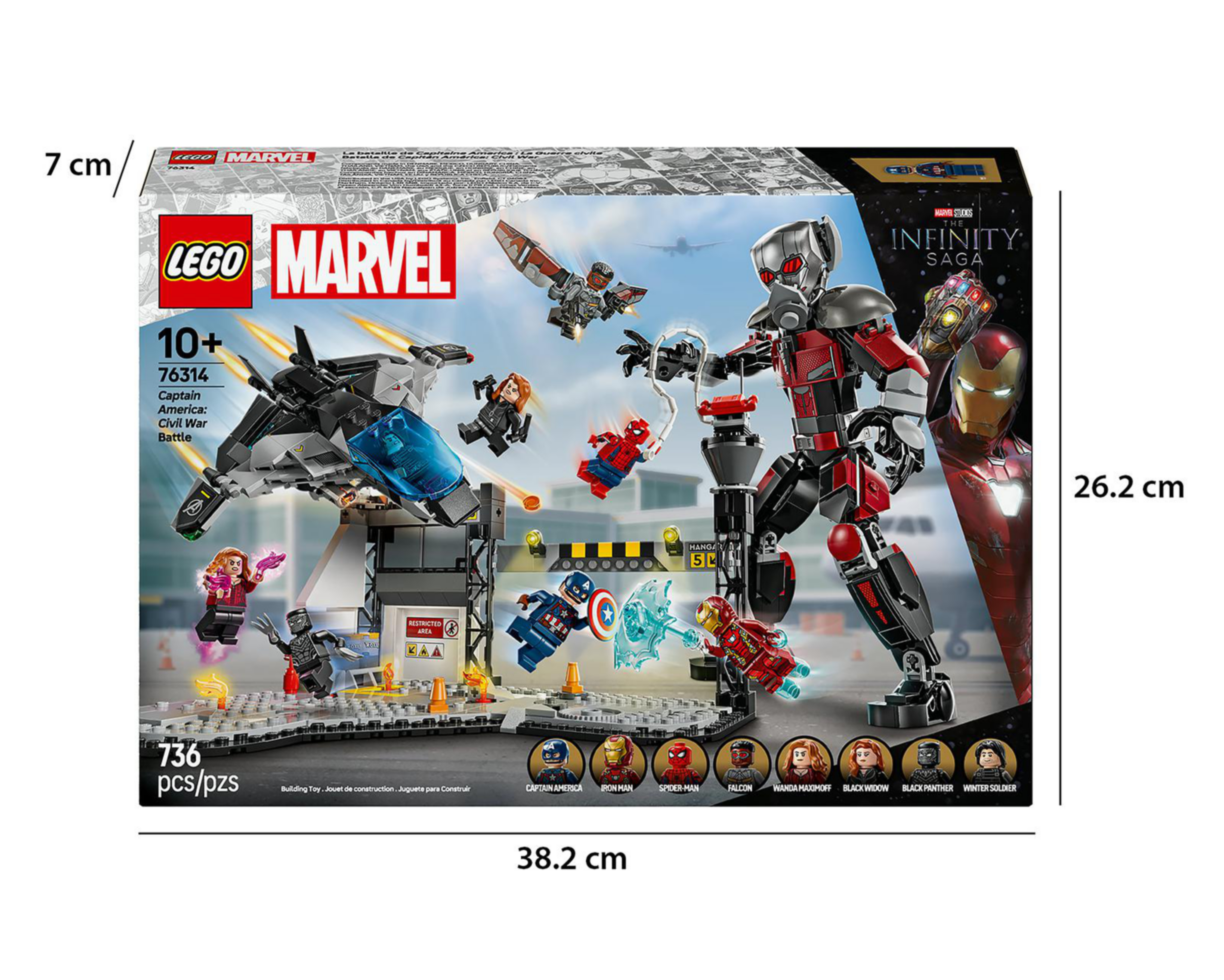 Foto 10 | LEGO Gran Batalla de Capitán América: Civil War