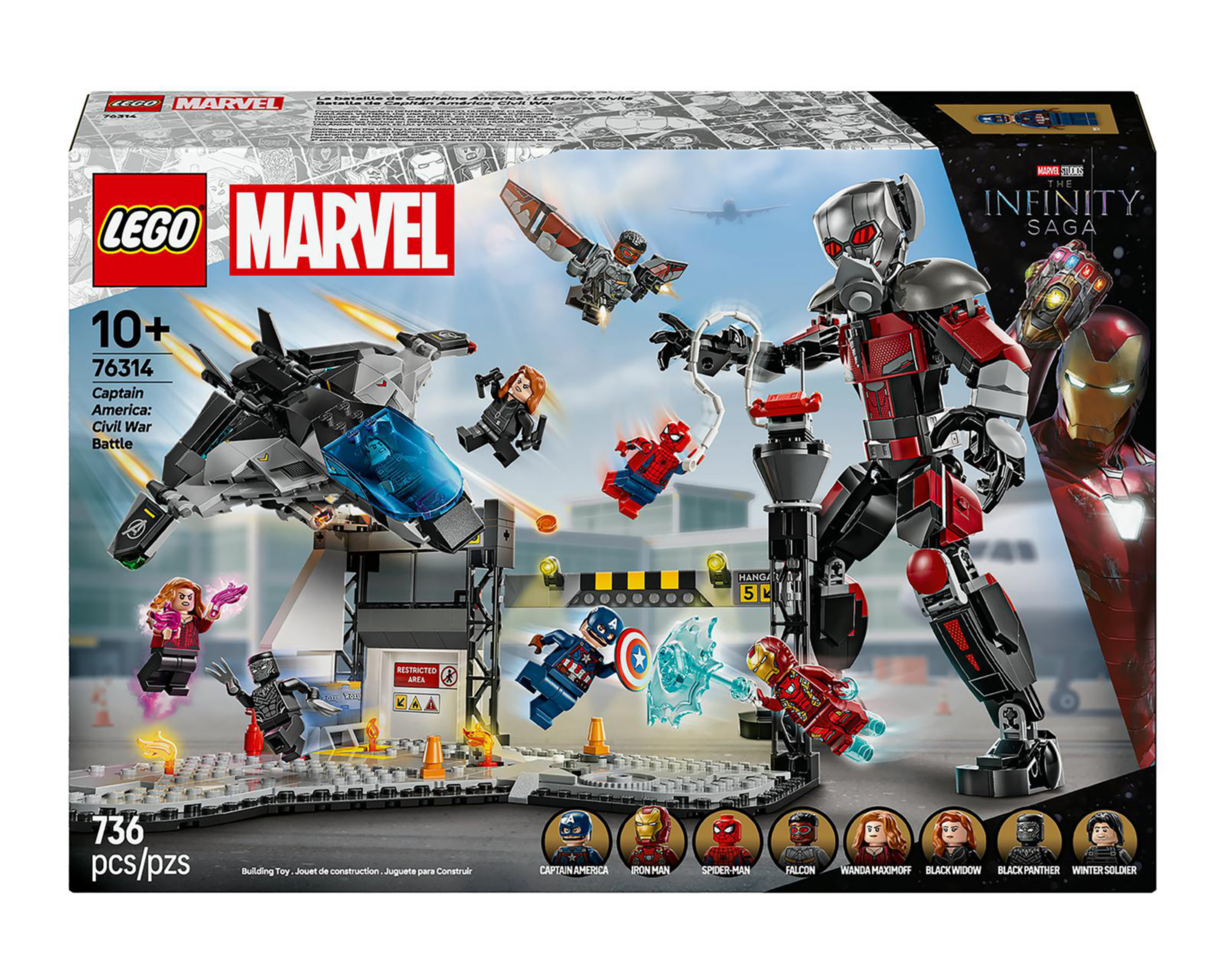 Foto 3 pulgar | LEGO Gran Batalla de Capitán América: Civil War