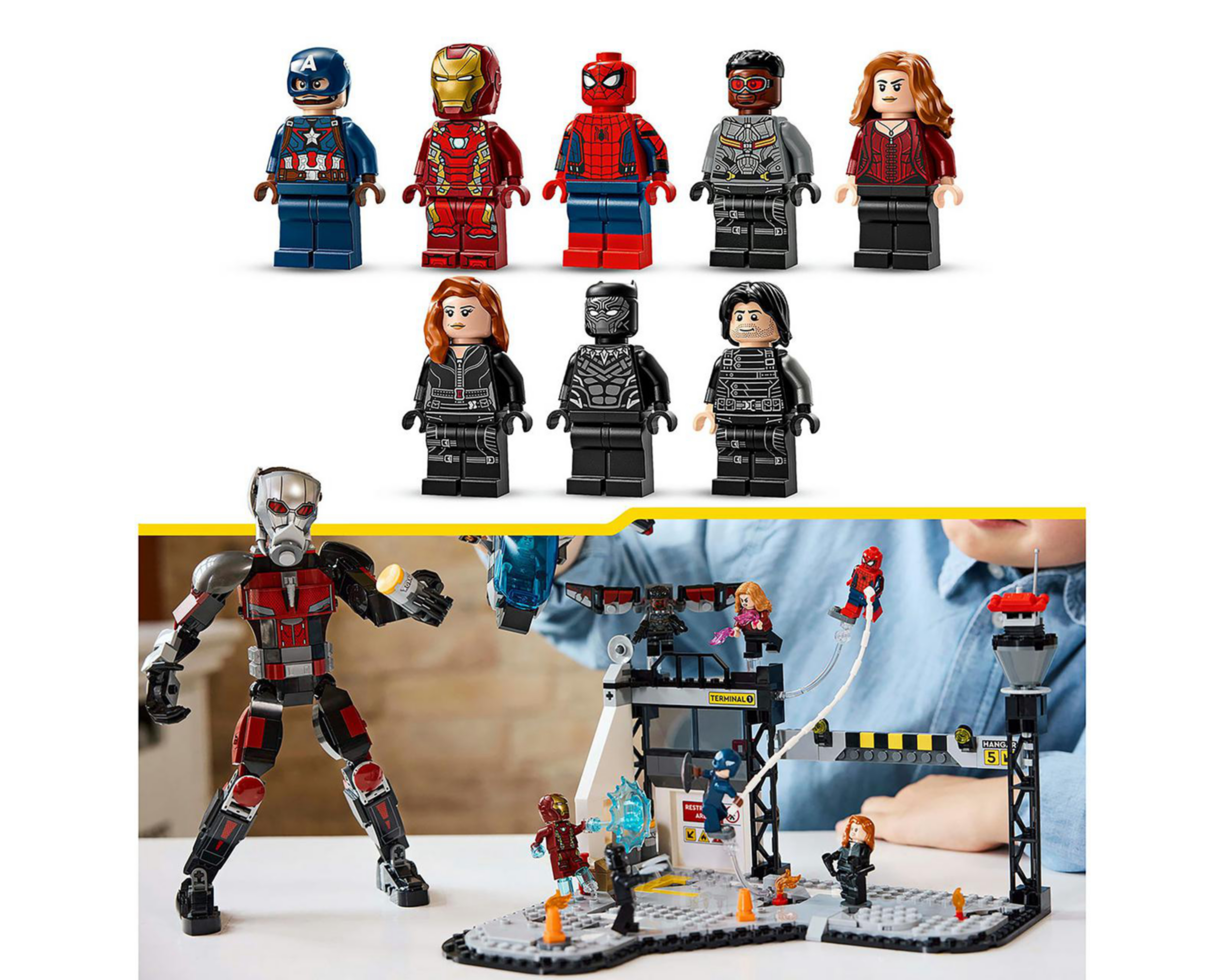 Foto 9 pulgar | LEGO Gran Batalla de Capitán América: Civil War
