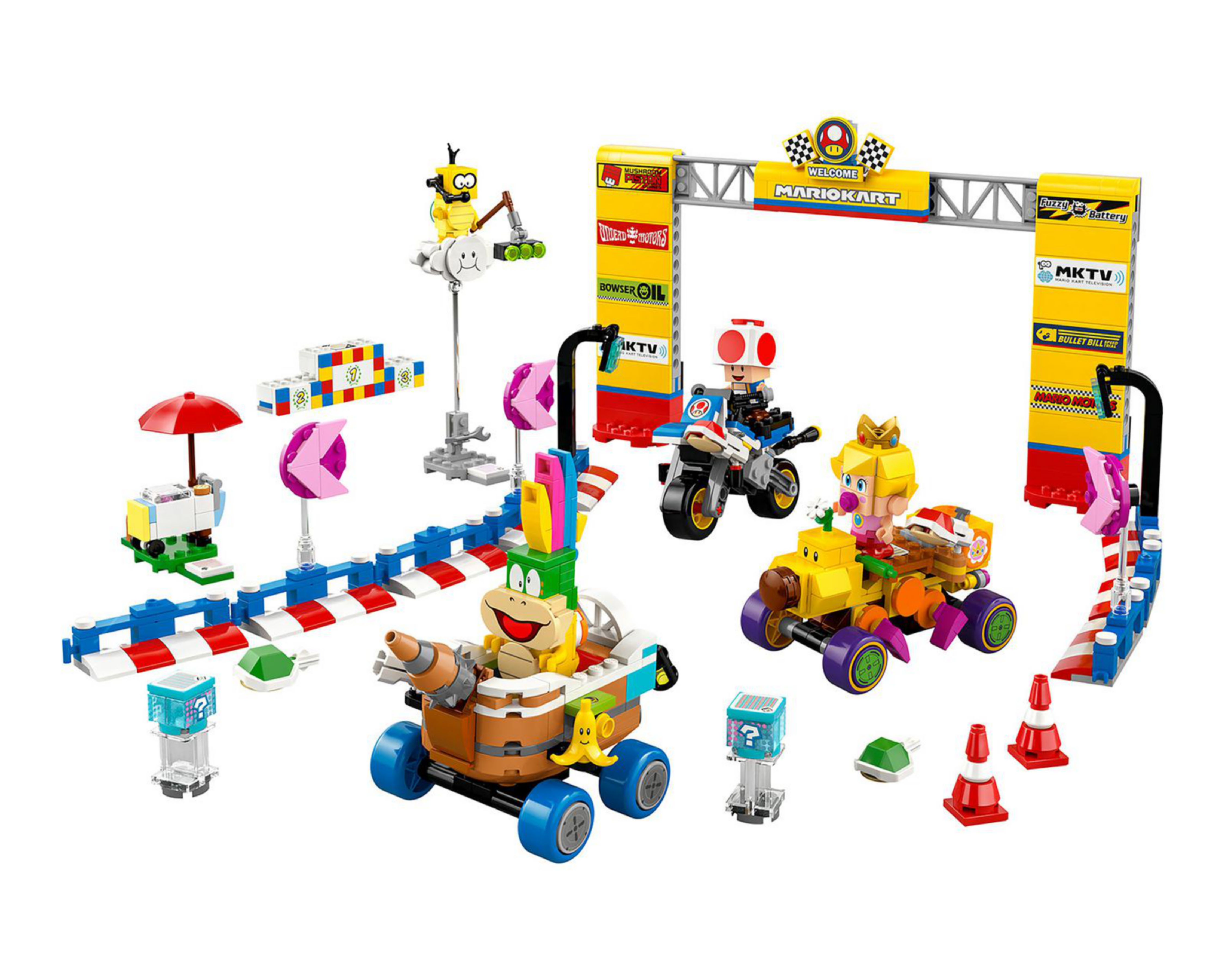 Foto 4 pulgar | LEGO Super Mario Kart: Set Bebé Peach y Grand Prix