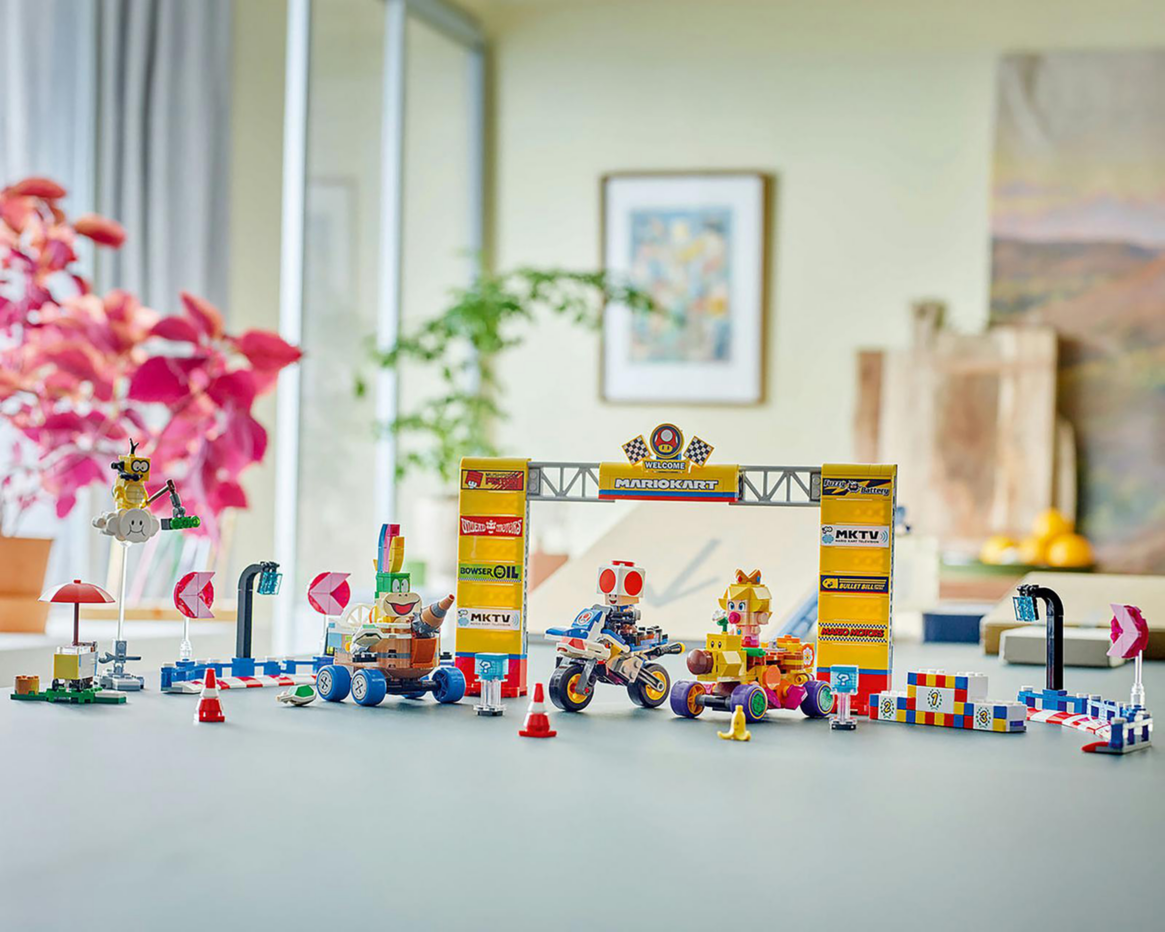 Foto 7 pulgar | LEGO Super Mario Kart: Set Bebé Peach y Grand Prix