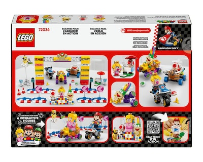 Foto 9 | LEGO Super Mario Kart: Set Bebé Peach y Grand Prix