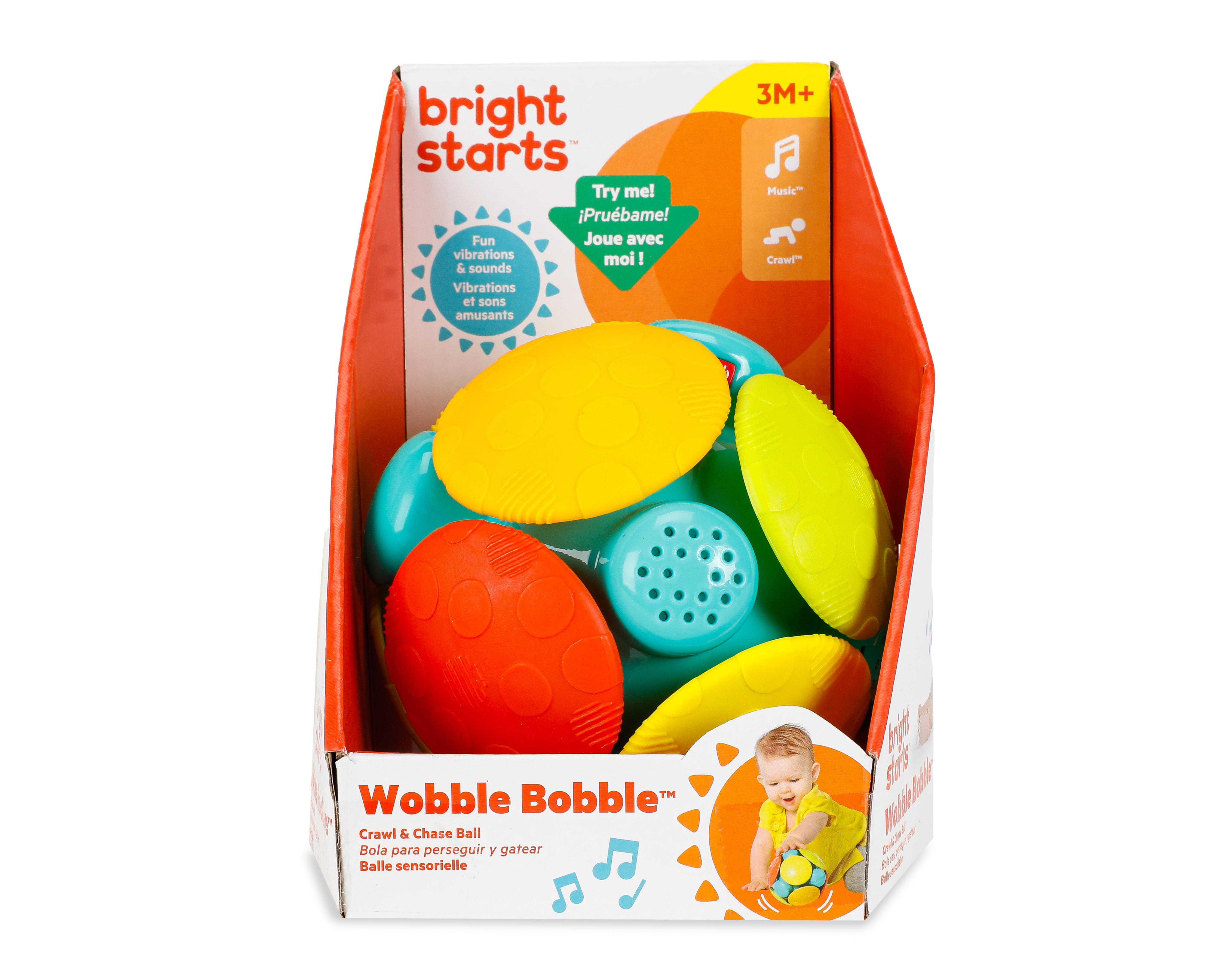 Foto 2 pulgar | Pelota Sensorial Bright Starts Wobble Bobble