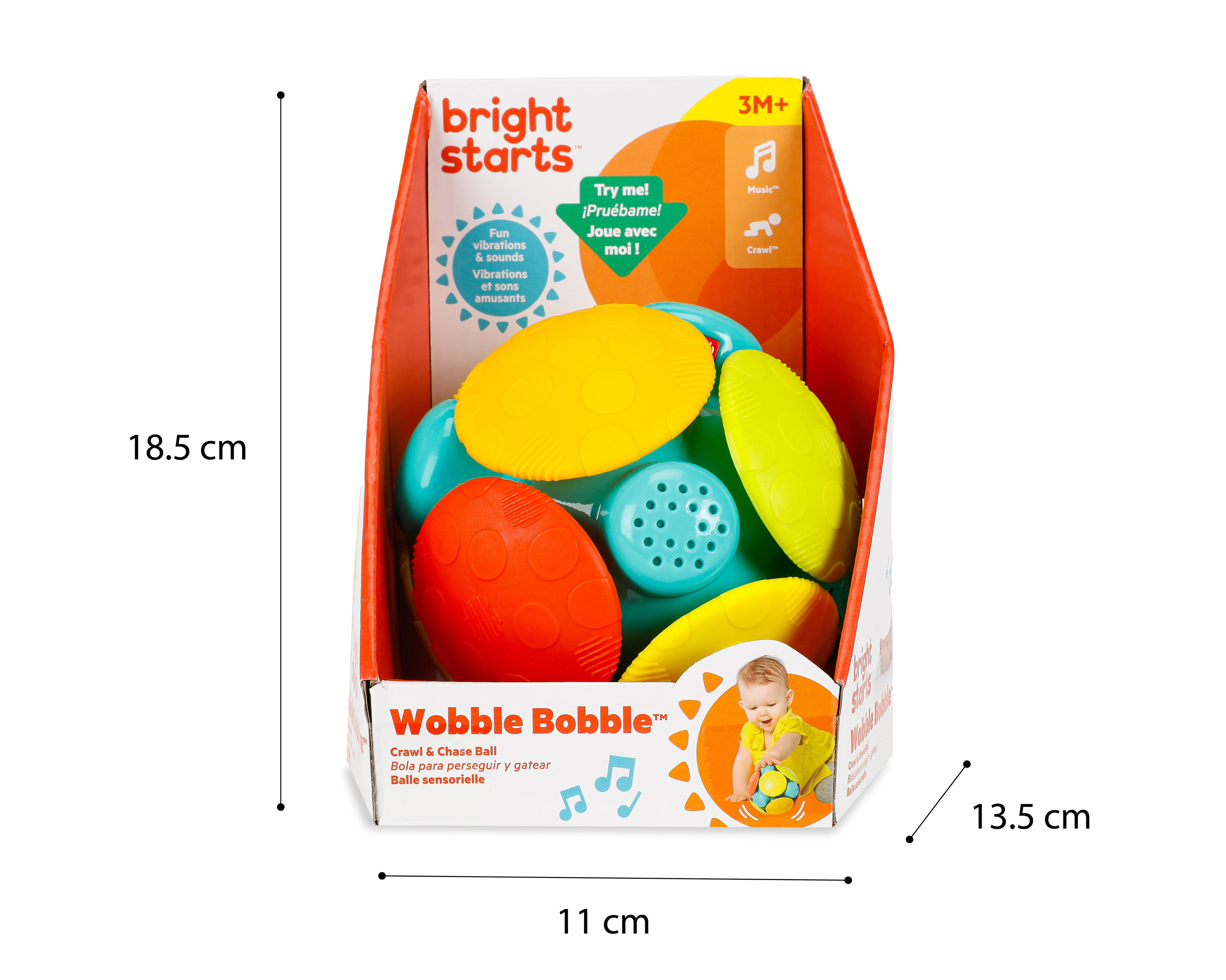 Foto 4 pulgar | Pelota Sensorial Bright Starts Wobble Bobble