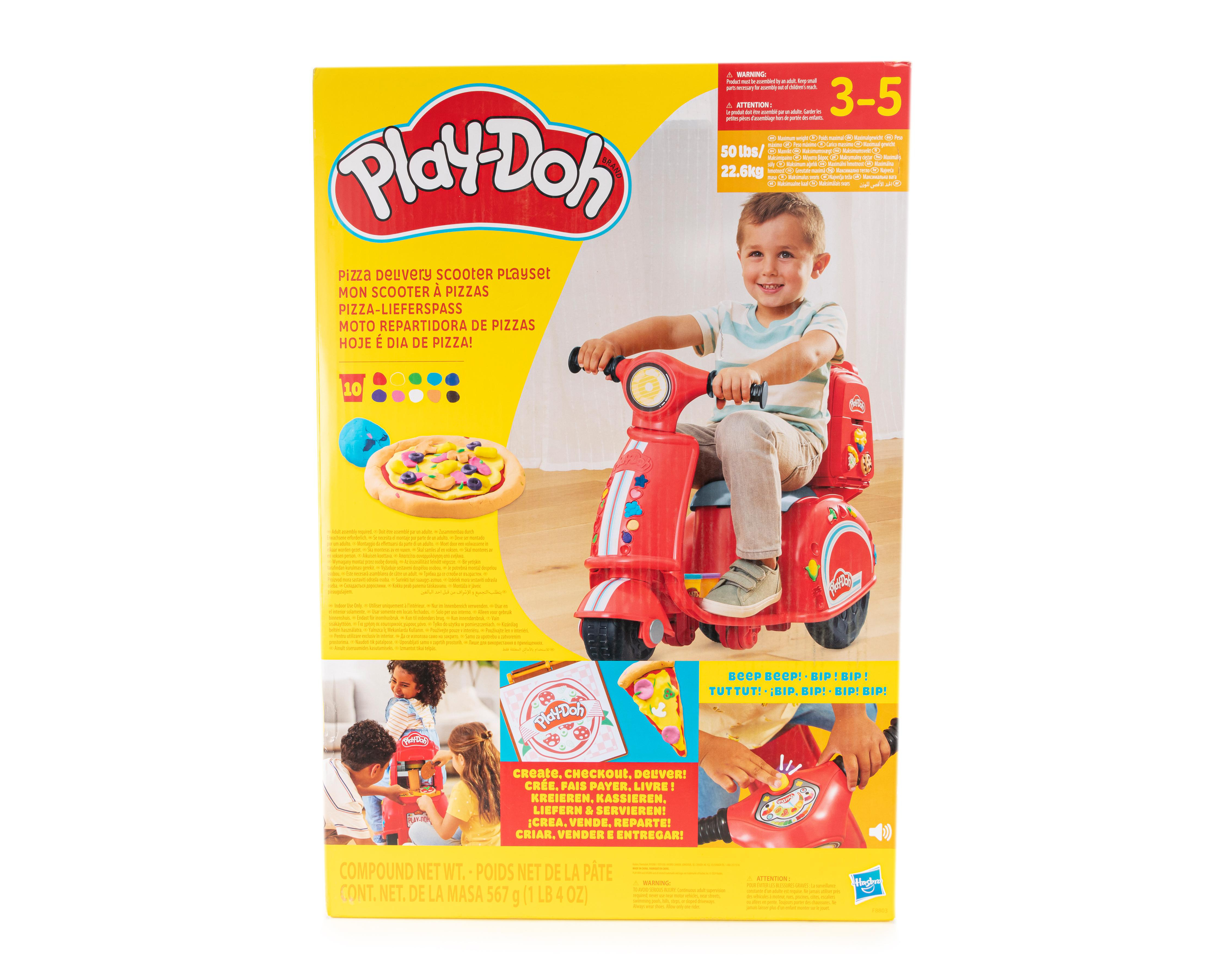 Foto 3 pulgar | Moto Repartidora de Pizzas Play-Doh
