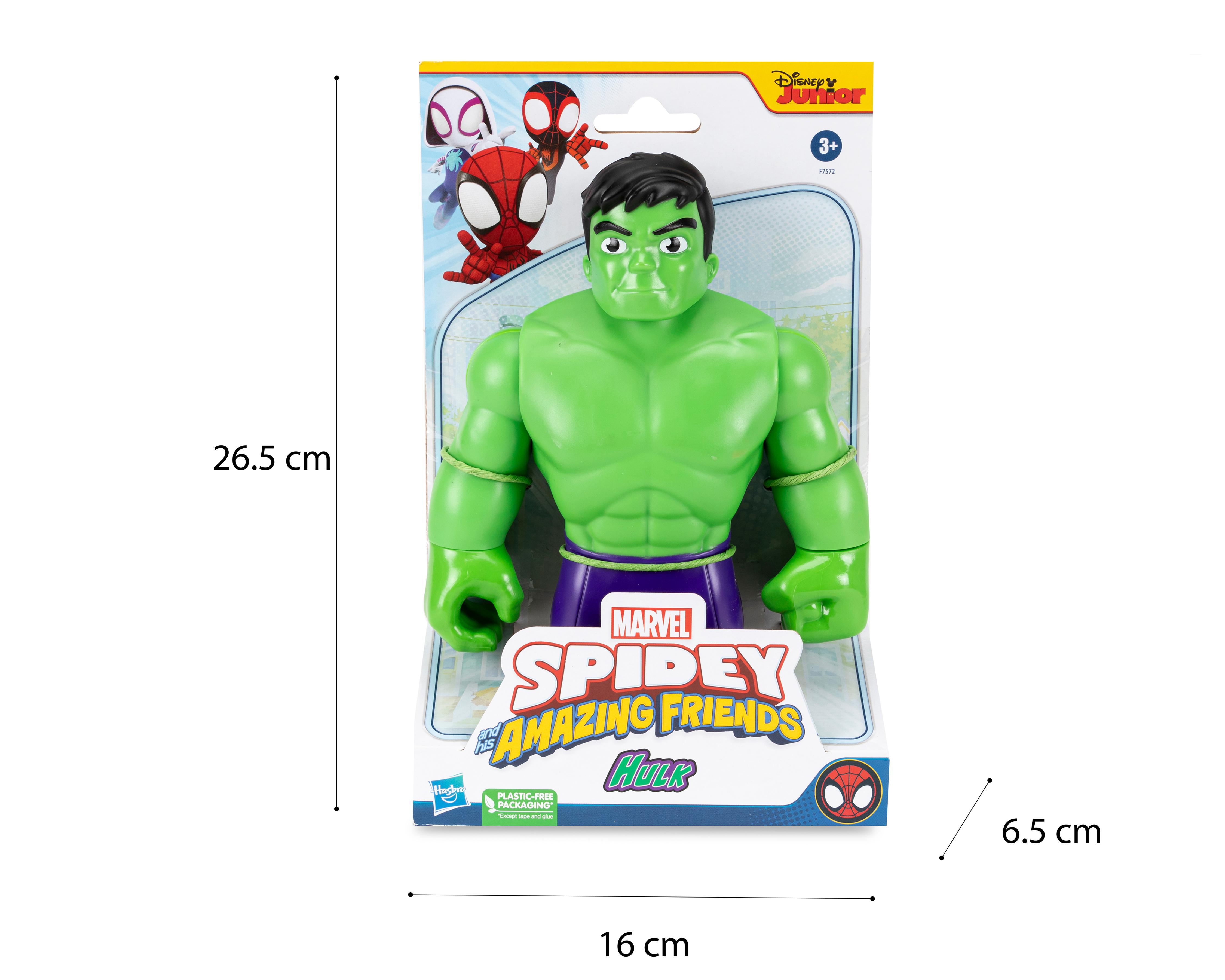 Foto 4 pulgar | Hulk Figura de Acción Marvel Spidey and his Amazing Friends