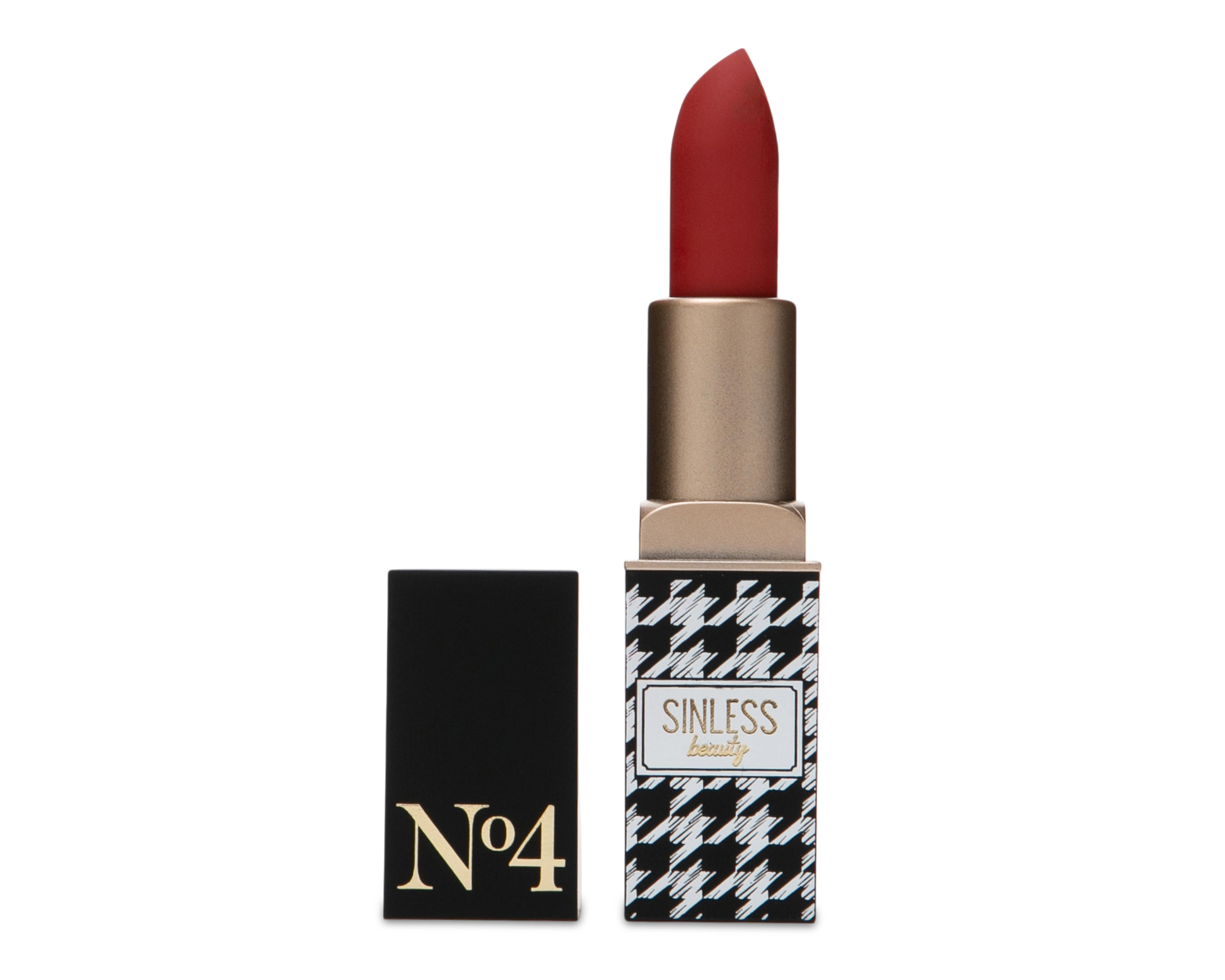 Foto 1 | Labial Sinless Beauty Essential Rojo No. 4 #352SLB