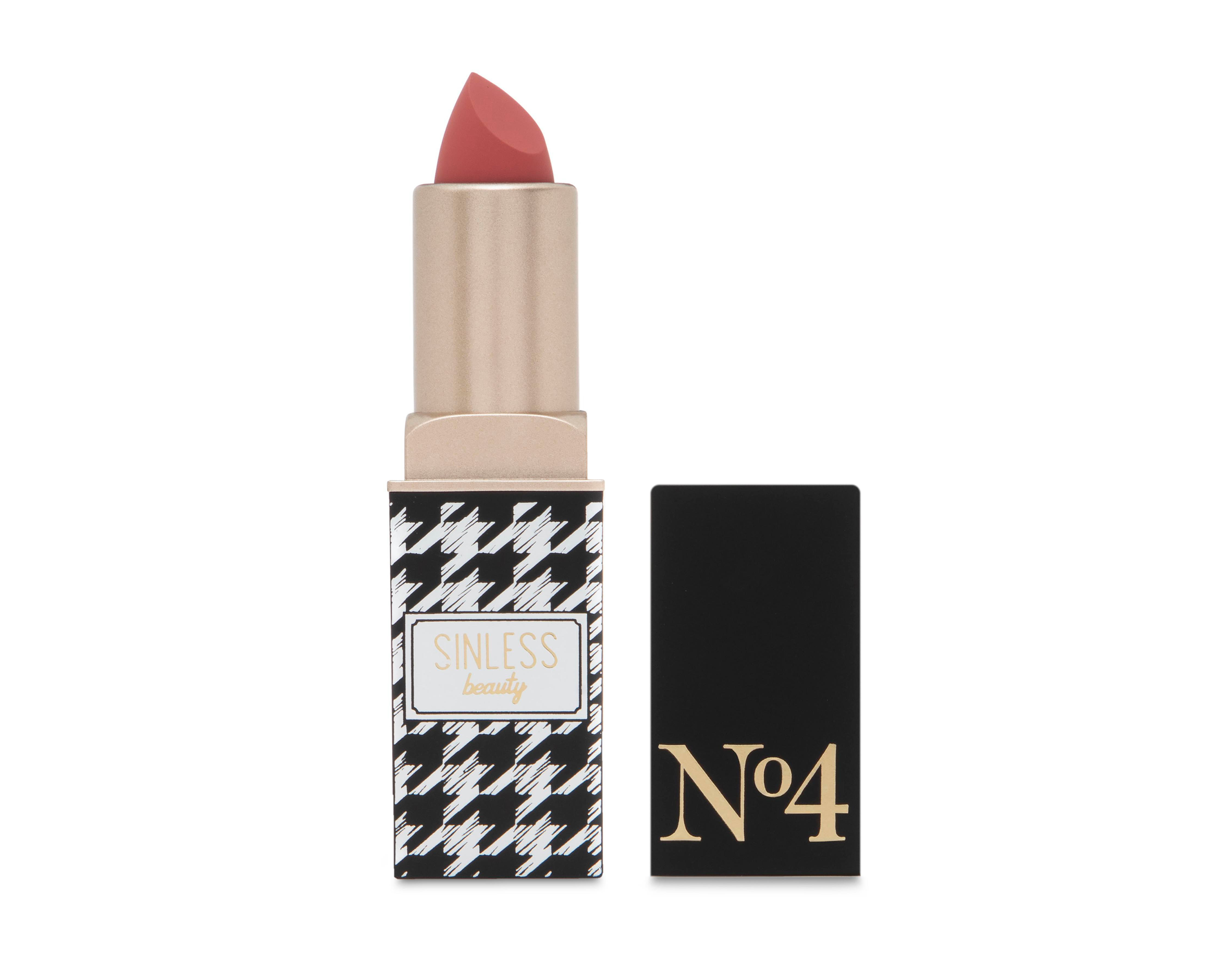 Foto 2 pulgar | Labial Sinless Beauty Essential Rojo No. 4 #354SLB