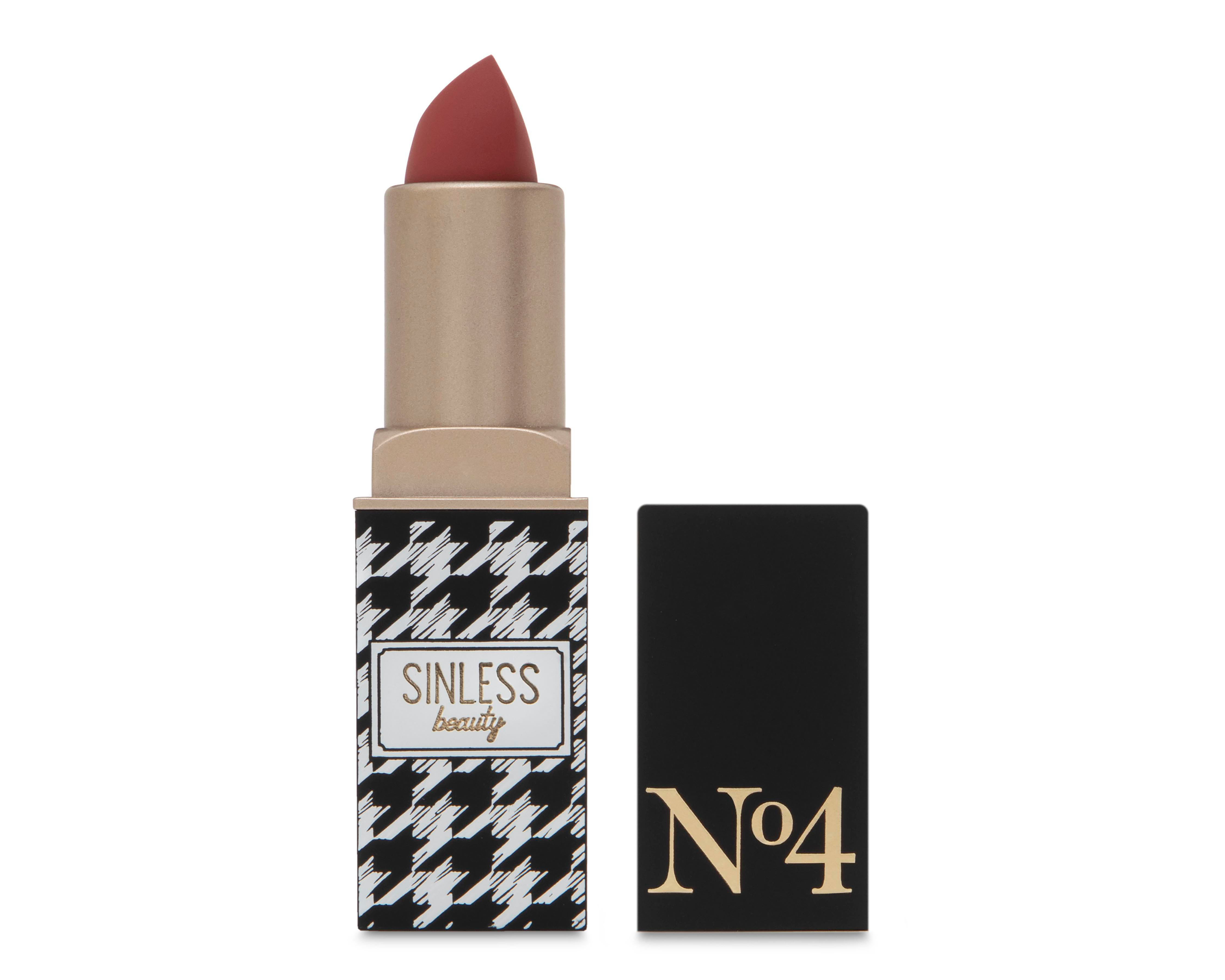 Foto 1 | Labial Sinless Beauty Essential Rojo No. 4 #355SLB