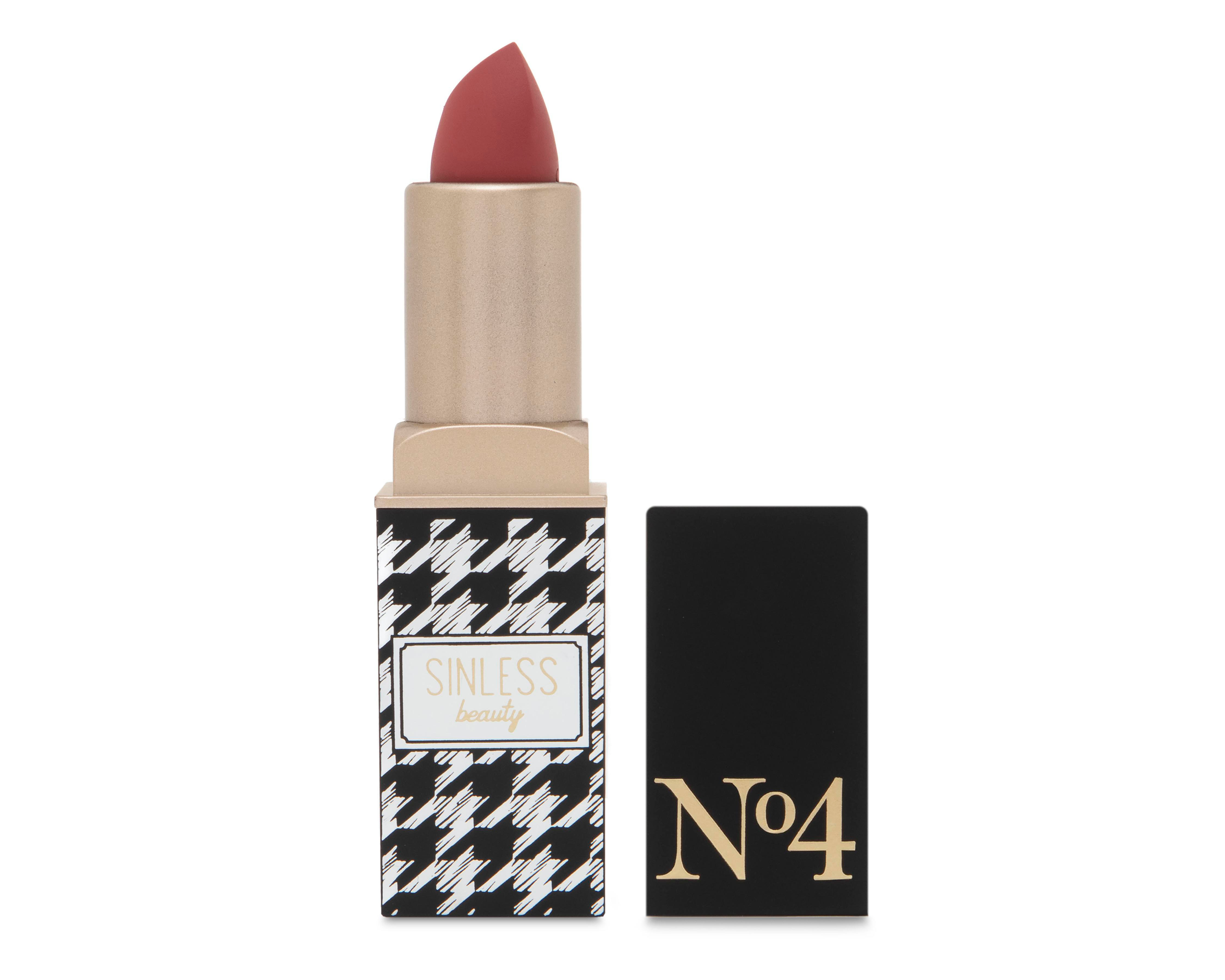 Foto 2 pulgar | Labial Sinless Beauty Perfect Lipstick No. 4 Tono 4.7