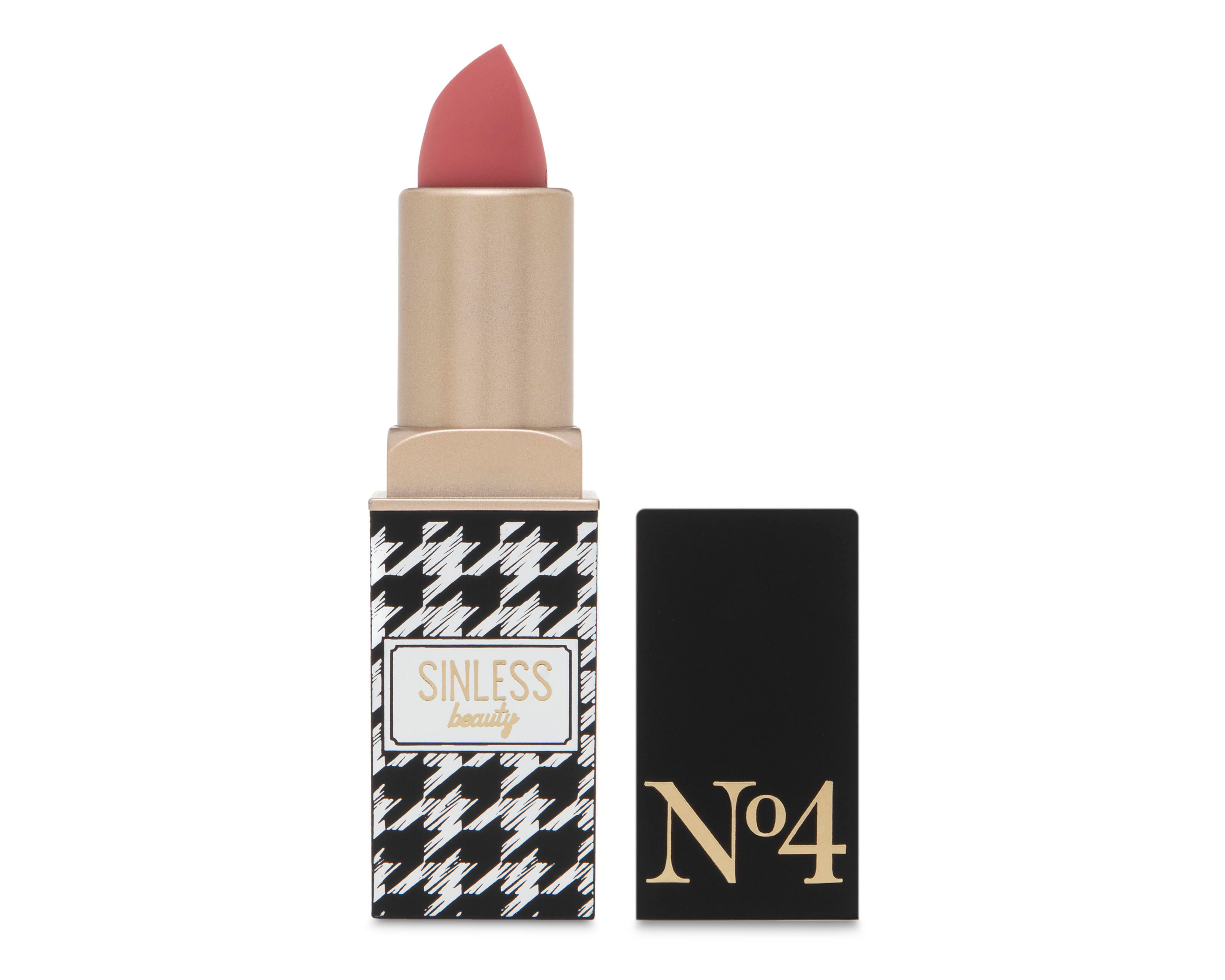 Foto 2 pulgar | Labial Sinless Beauty Perfect Lipstick No. 4 Tono 4.8