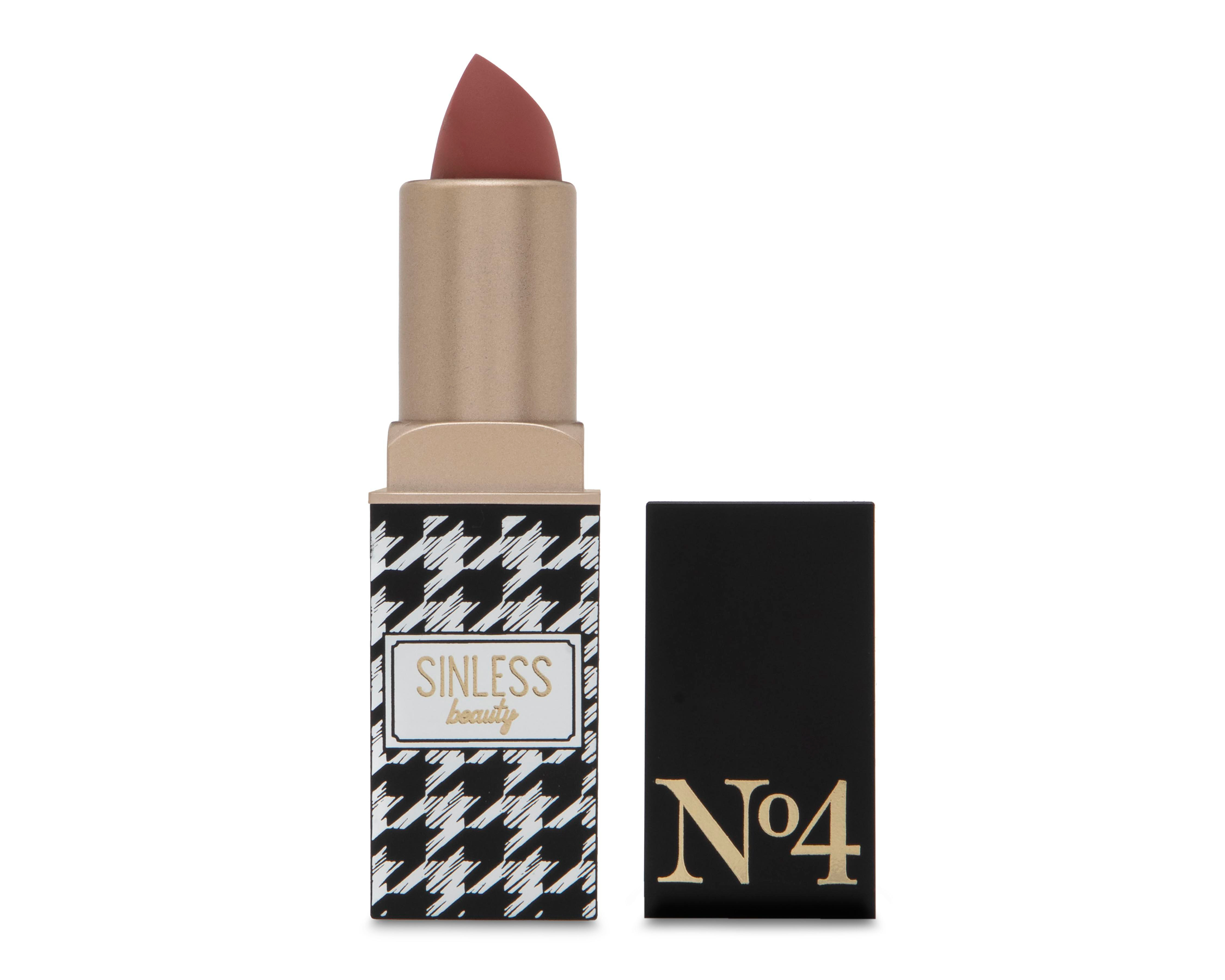 Foto 2 pulgar | Labial Sinless Beauty Perfect Lipstick No. 4 Tono 4.10
