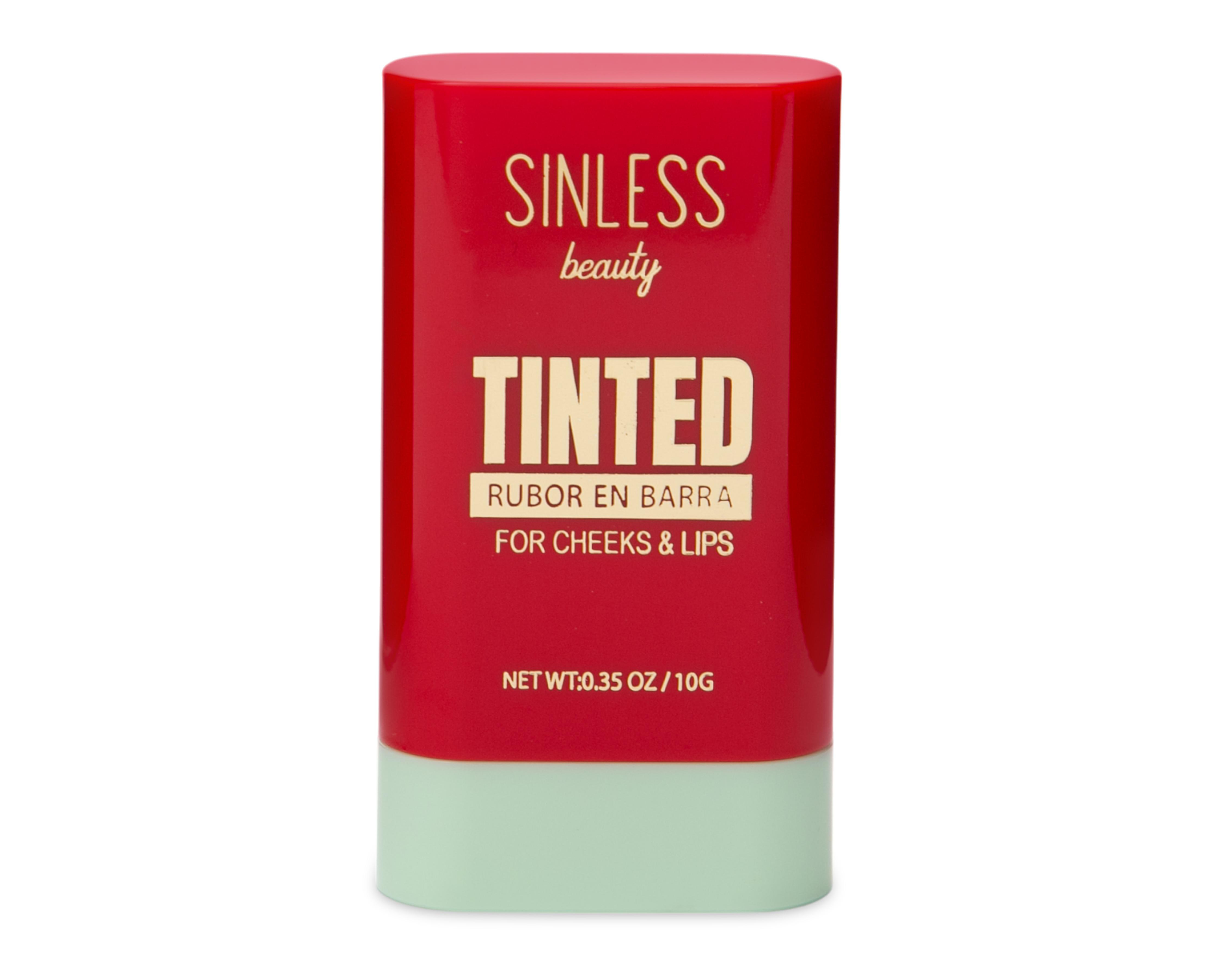 Foto 4 pulgar | Rubor en Barra Tinted Red Sinless Beauty 10 g