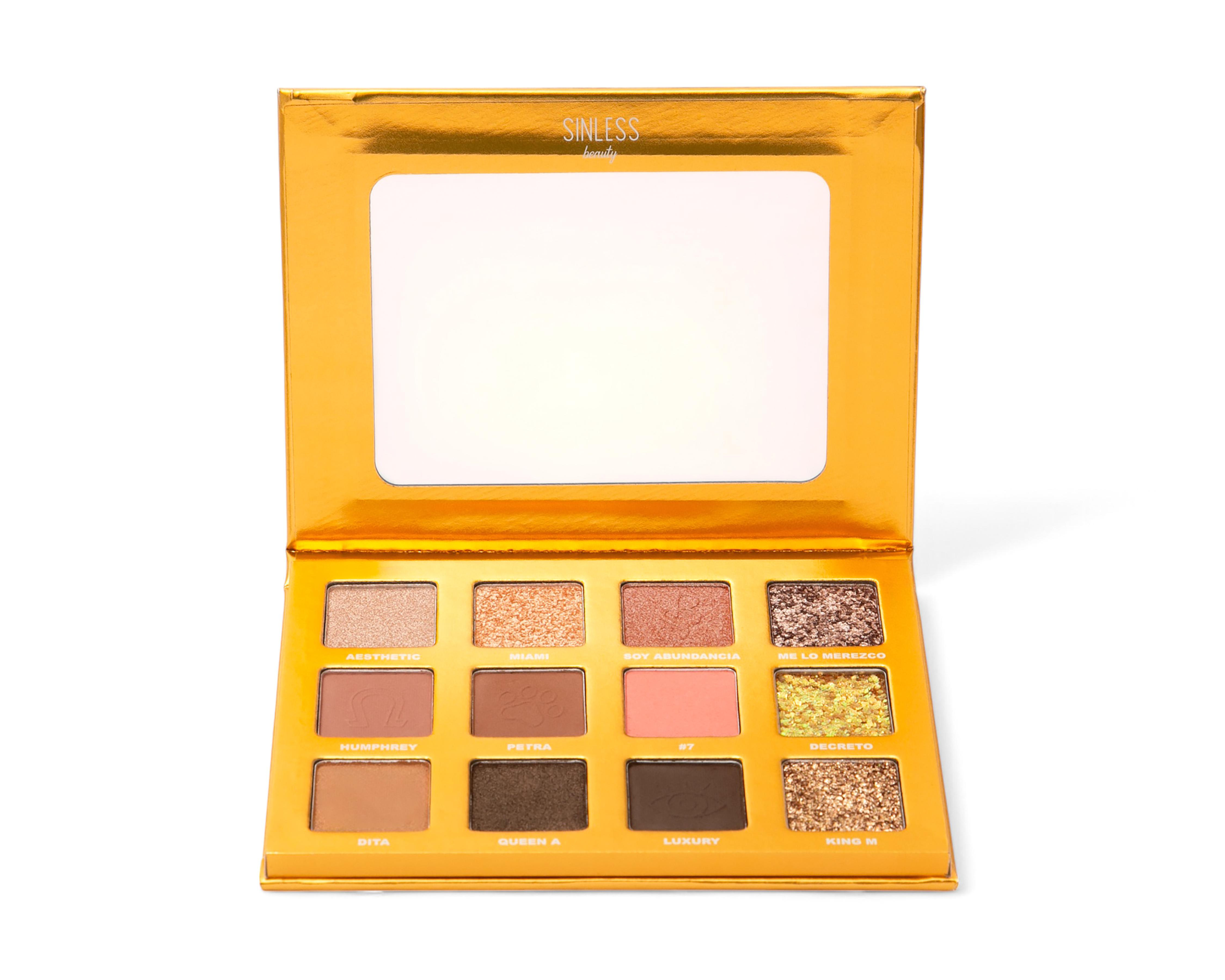 Foto 1 | Sombras para Ojos Sinless Beauty Priscy Escoto 12 Tonos