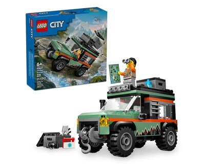 Foto 1 | LEGO City: Todoterreno 4x4 de Montaña