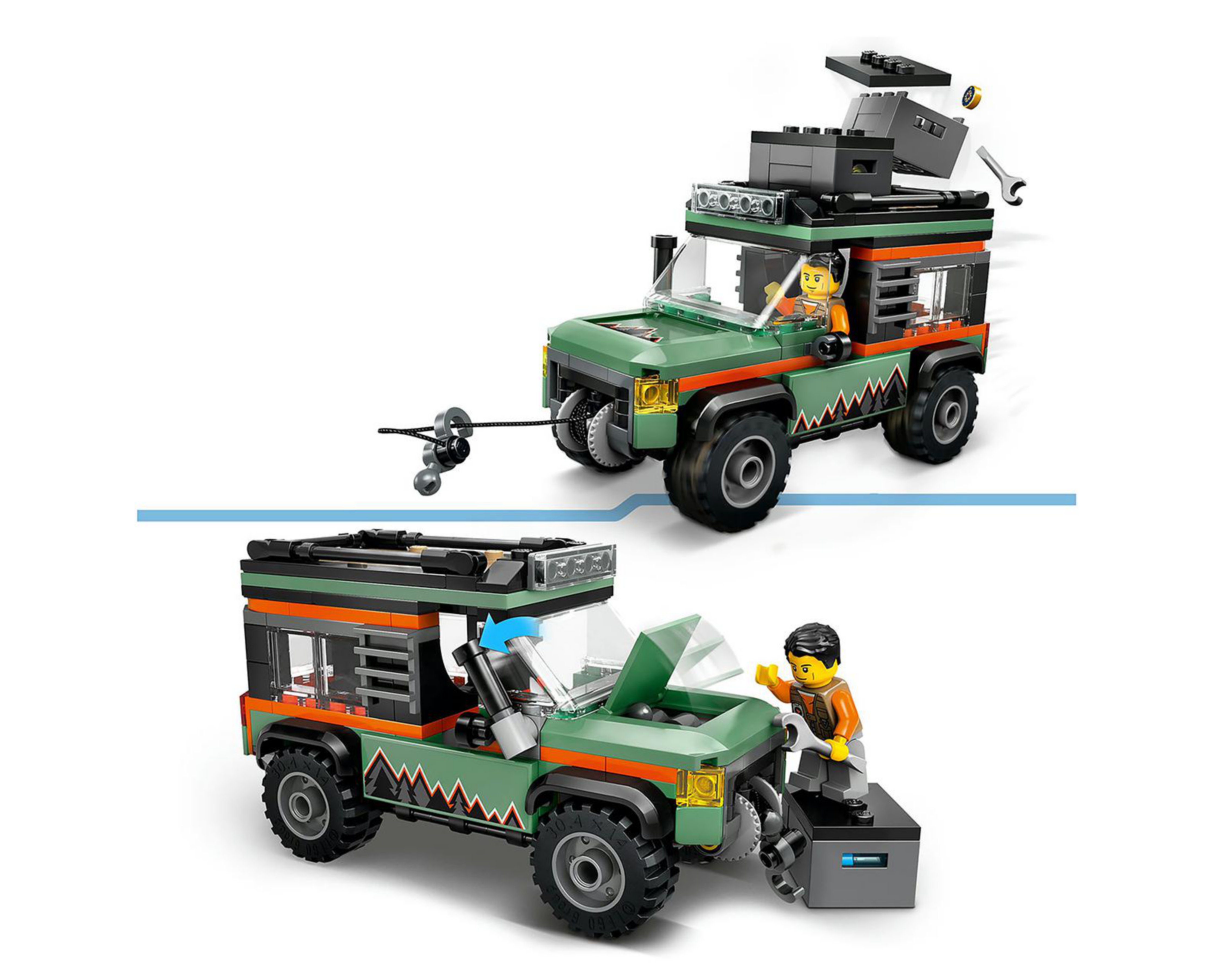 Foto 8 pulgar | LEGO City: Todoterreno 4x4 de Montaña