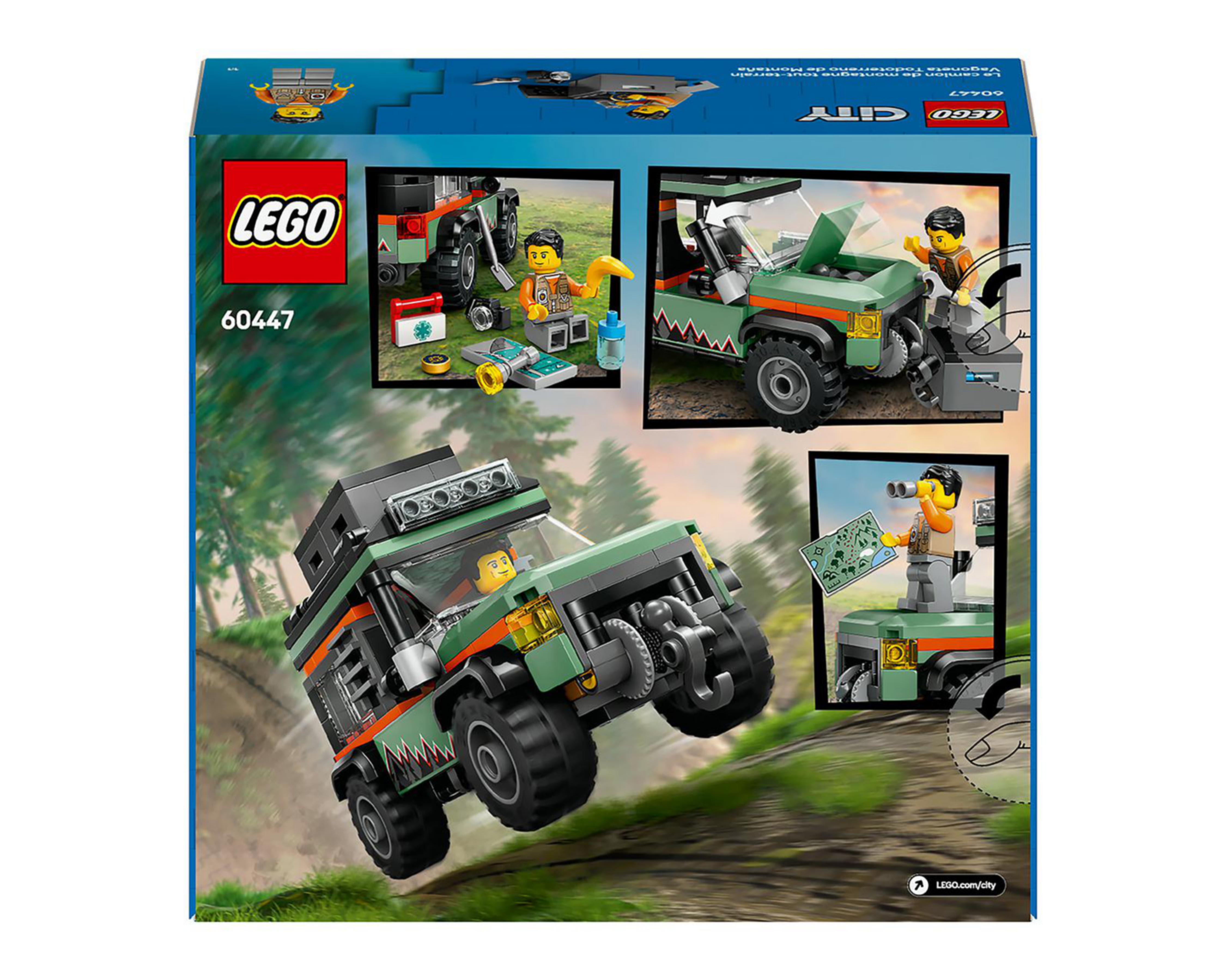 Foto 10 pulgar | LEGO City: Todoterreno 4x4 de Montaña