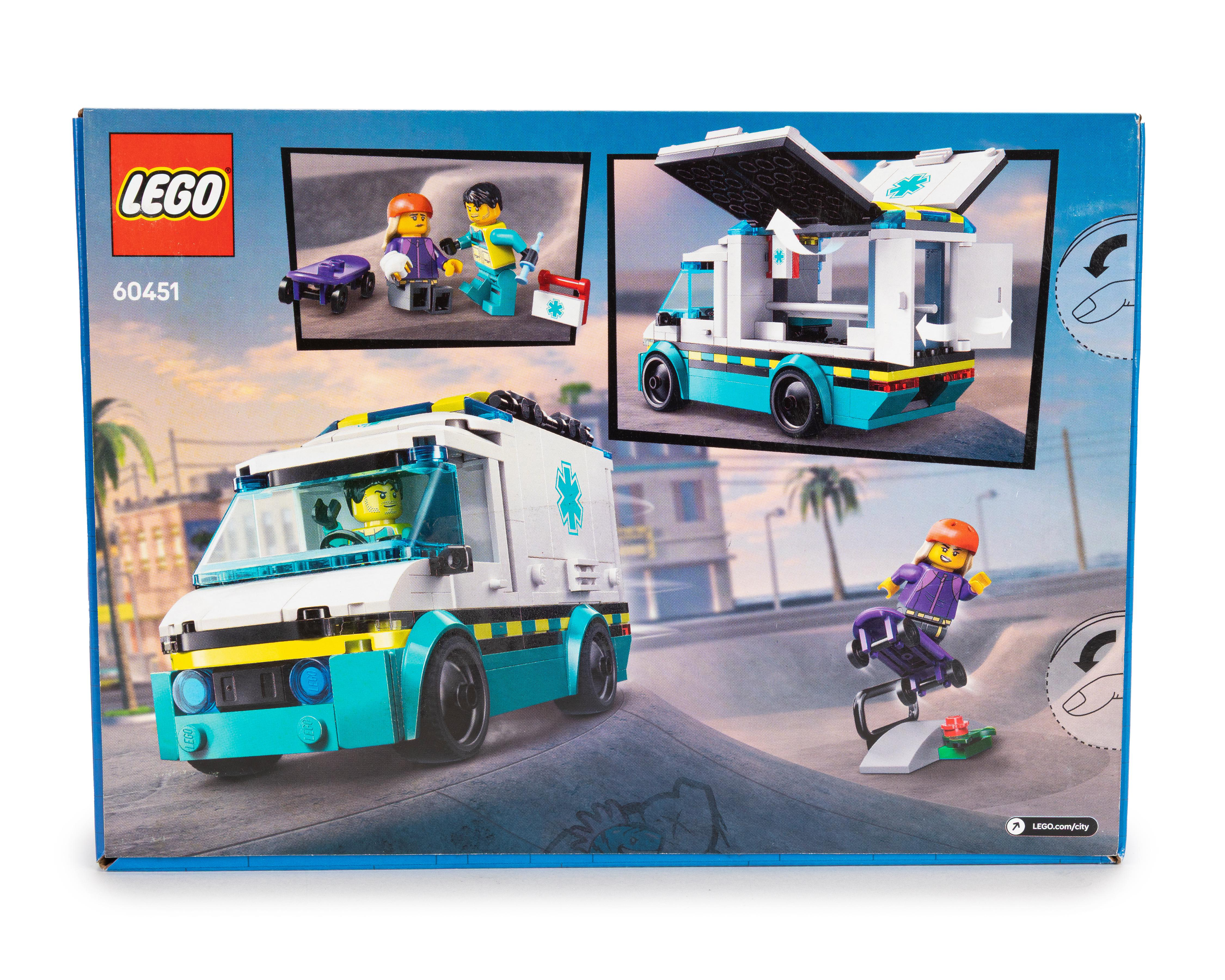 Foto 3 pulgar | LEGO City: Ambulancia de Emergencias
