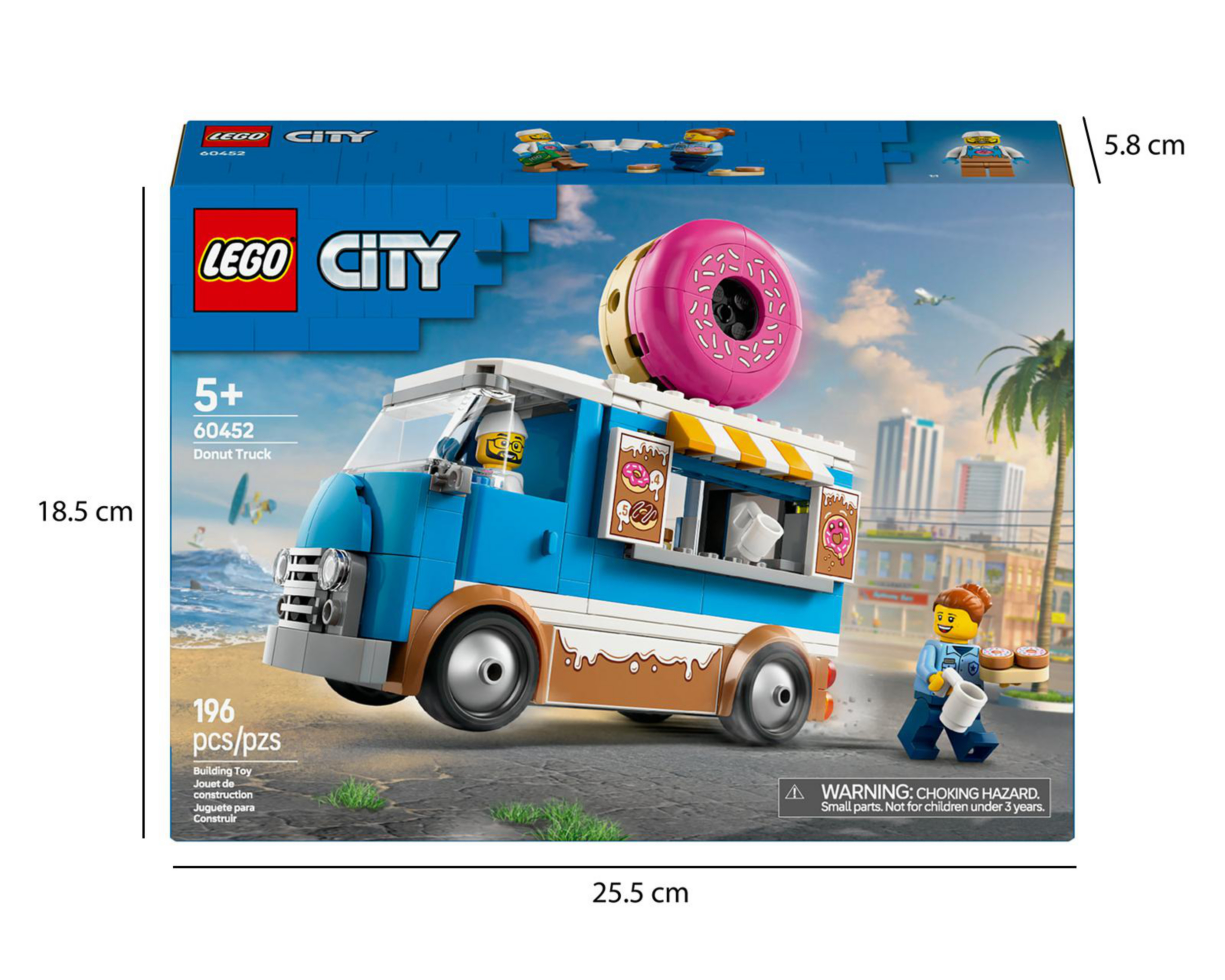 Foto 11 pulgar | LEGO City Donuts Truck