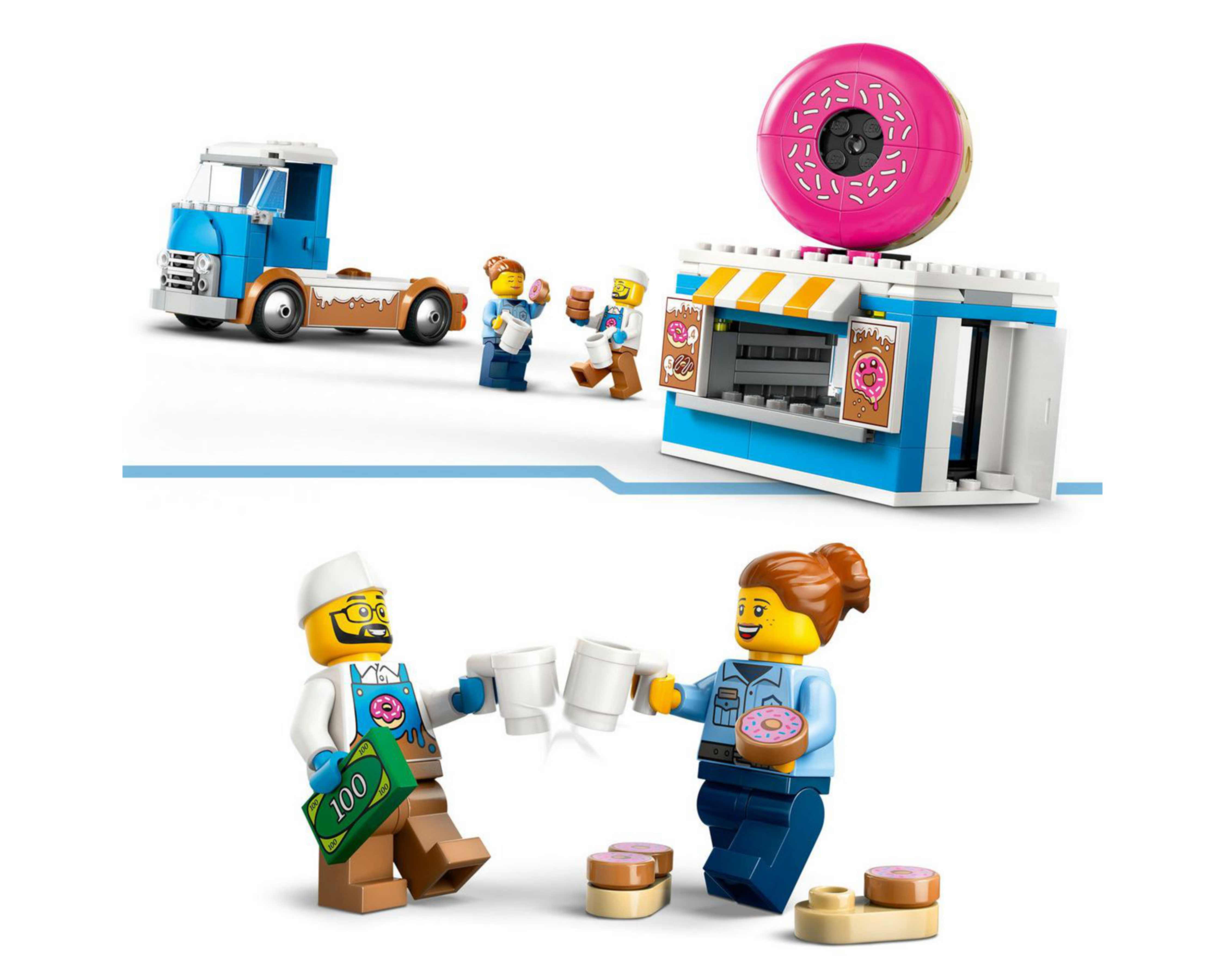 Foto 9 pulgar | LEGO City Donuts Truck
