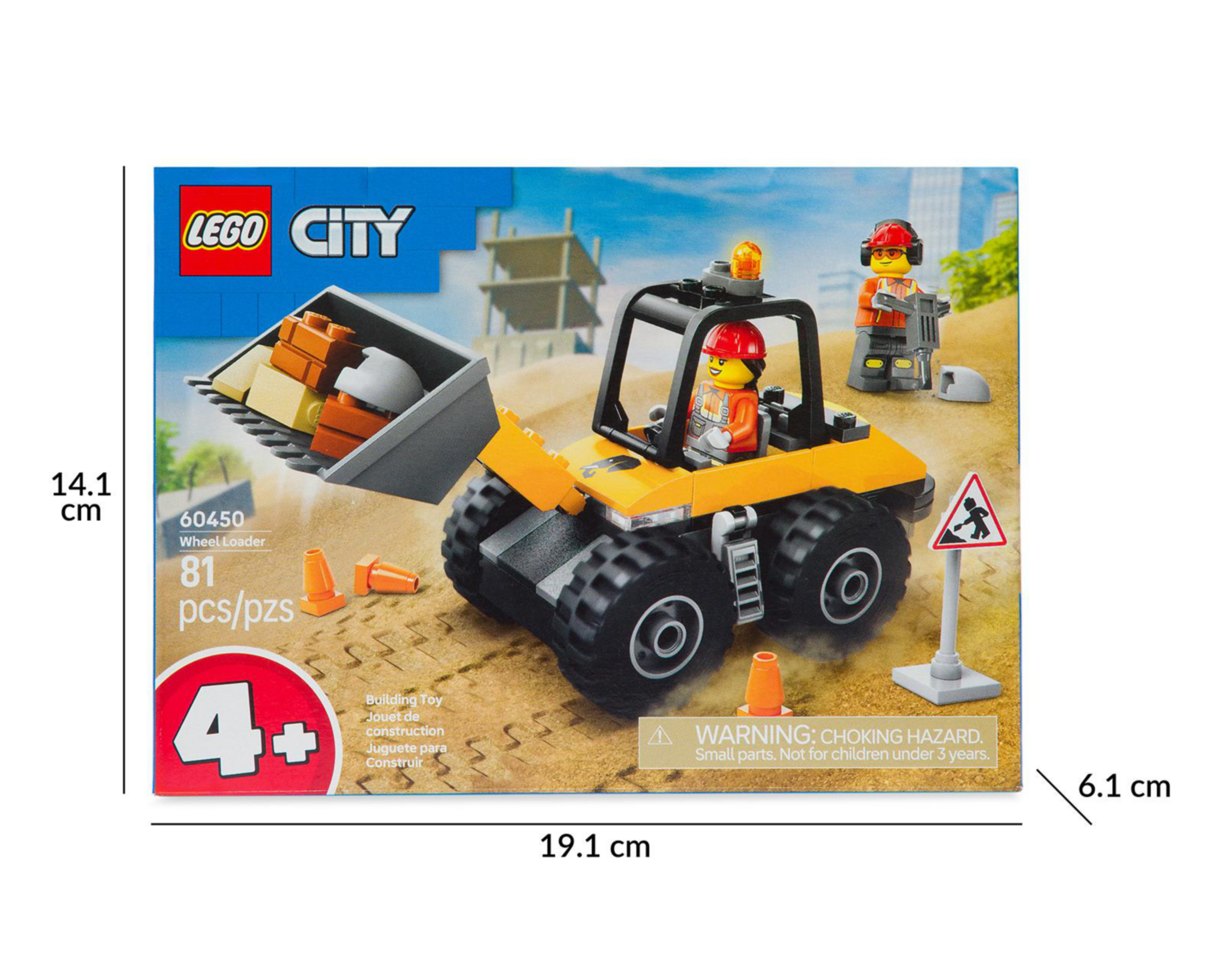 Foto 11 pulgar | LEGO City: Cargadora con Ruedas Amarilla
