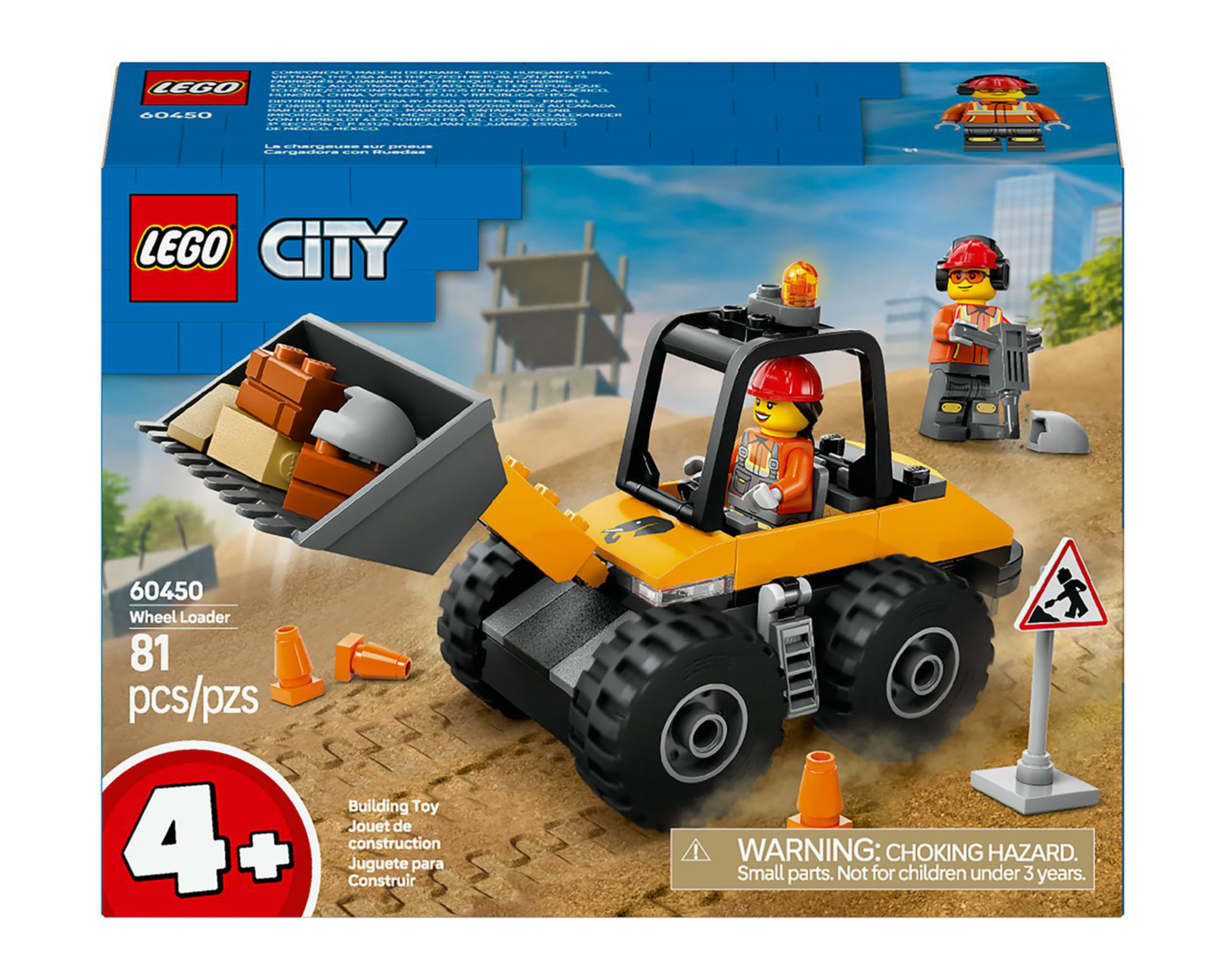 Foto 3 pulgar | LEGO City: Cargadora con Ruedas Amarilla