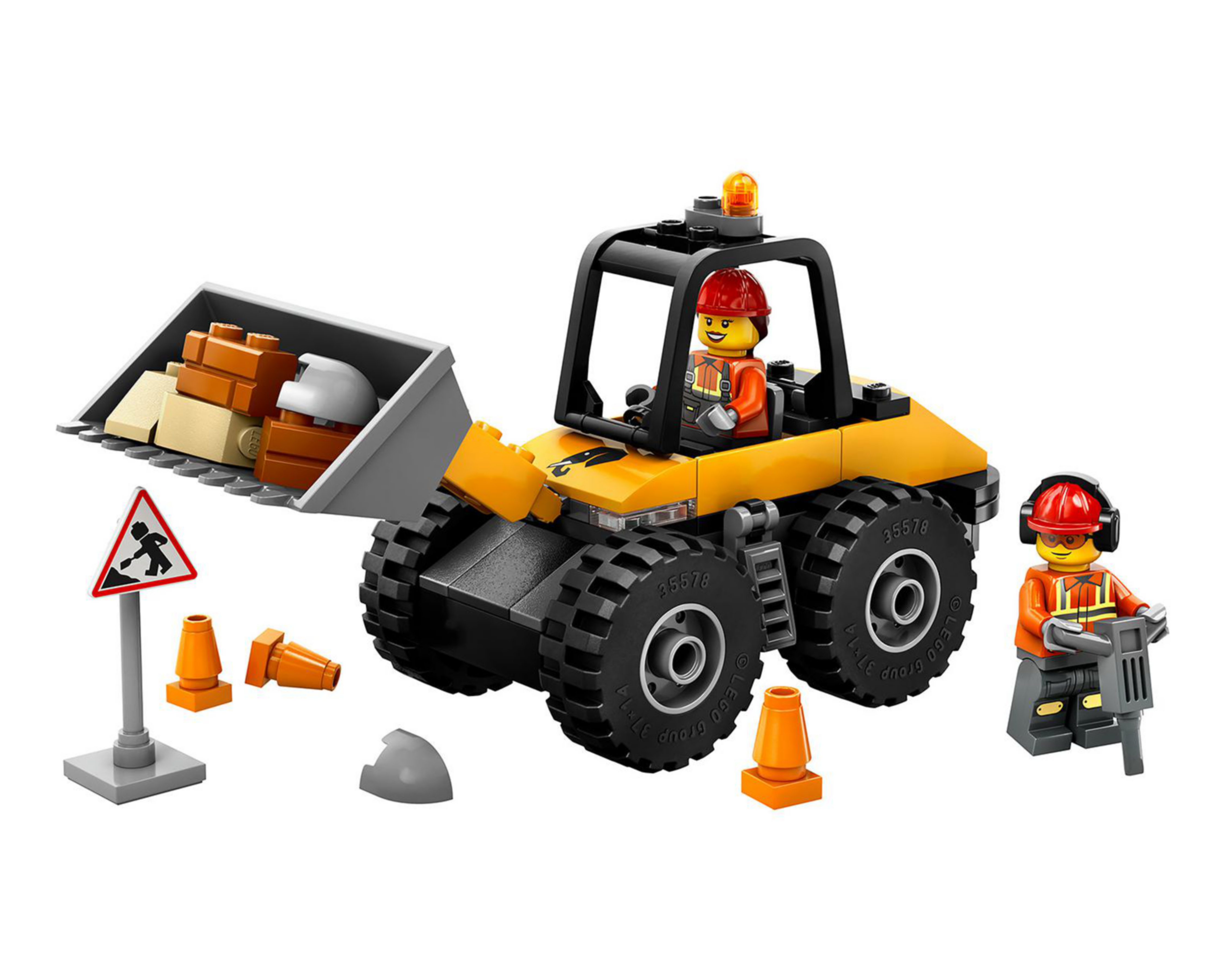 Foto 4 pulgar | LEGO City: Cargadora con Ruedas Amarilla